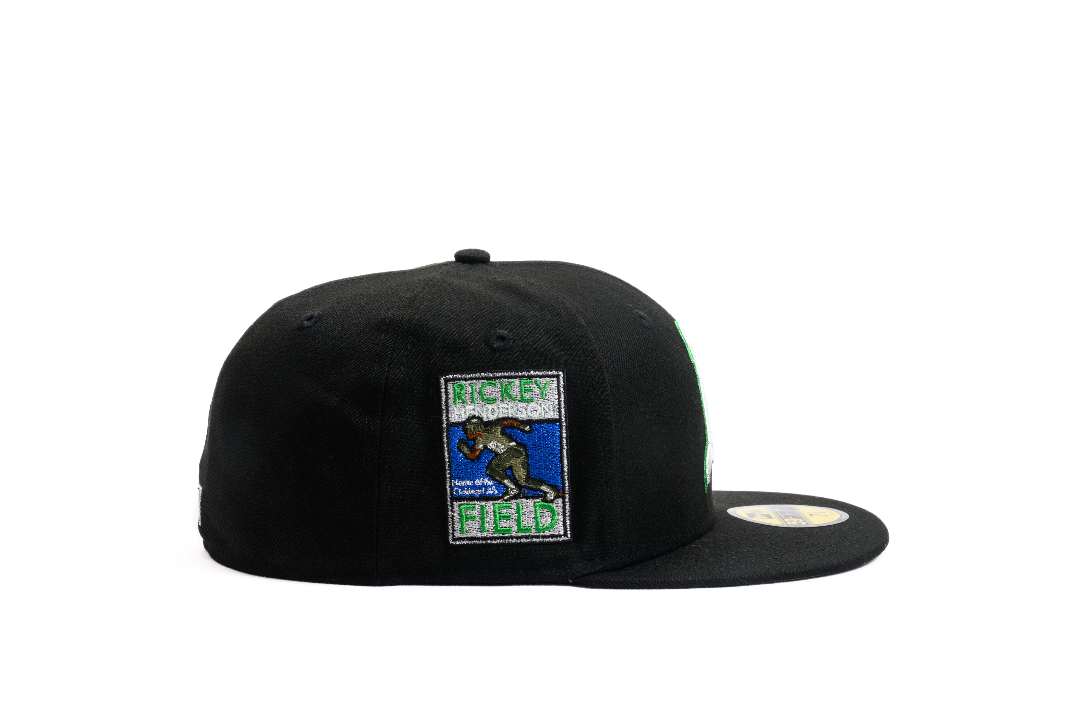NEW ERA "TURF TALK" OAKLAND ATHLETICS FITTED HAT (BLACK) - Image 10