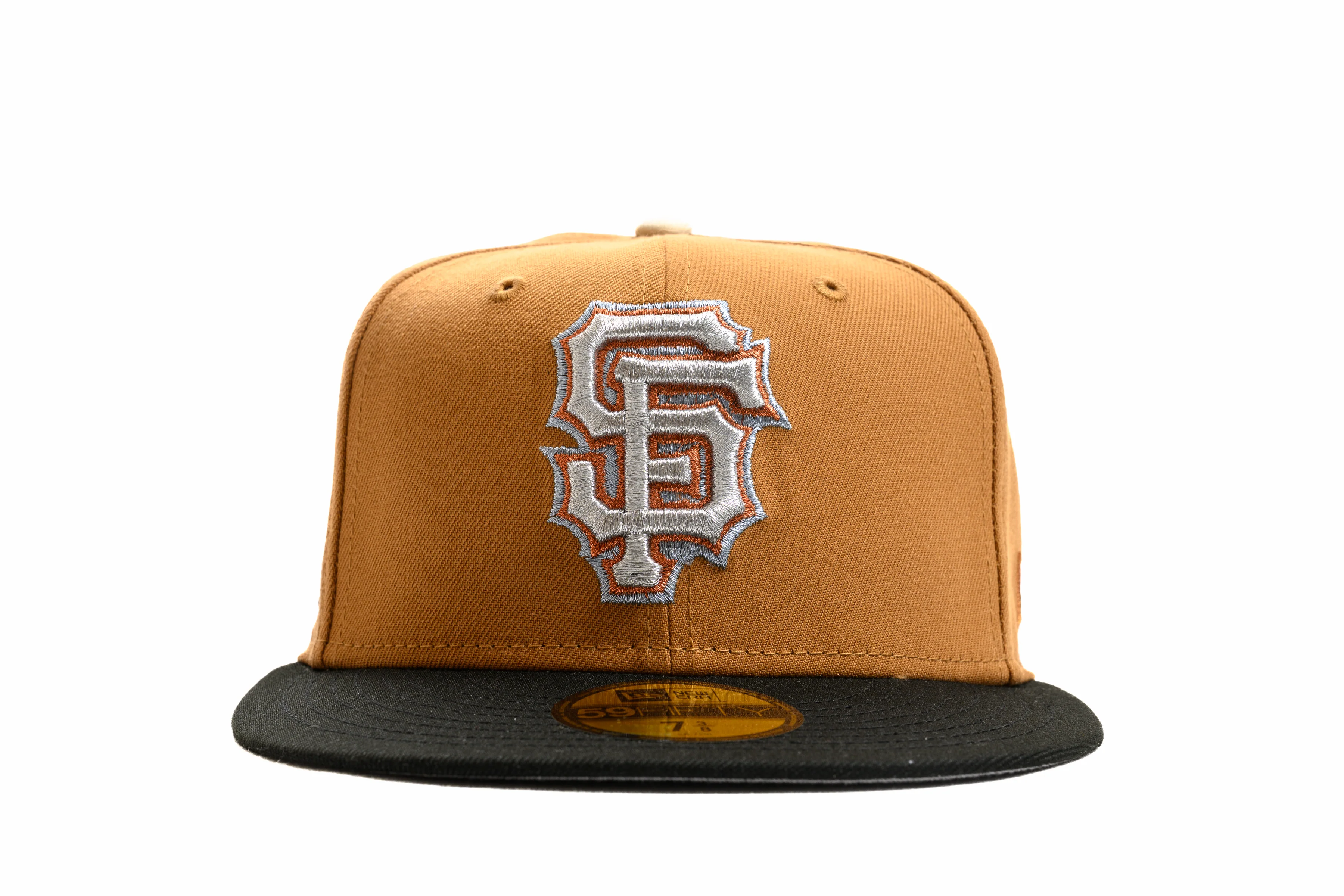 NEW ERA "MISSING JEWEL" SAN FRANCISCO GIANTS FITTED HAT (BRONZE/BLACK/CHROME) - Image 7