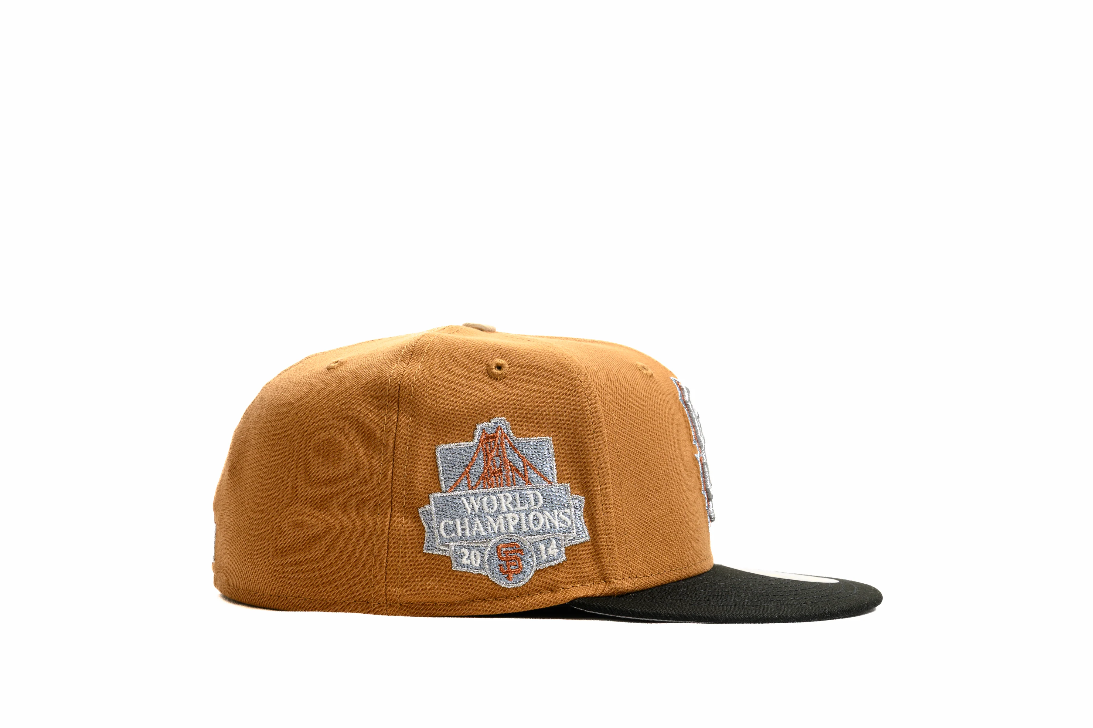 NEW ERA "MISSING JEWEL" SAN FRANCISCO GIANTS FITTED HAT (BRONZE/BLACK/CHROME) - Image 9
