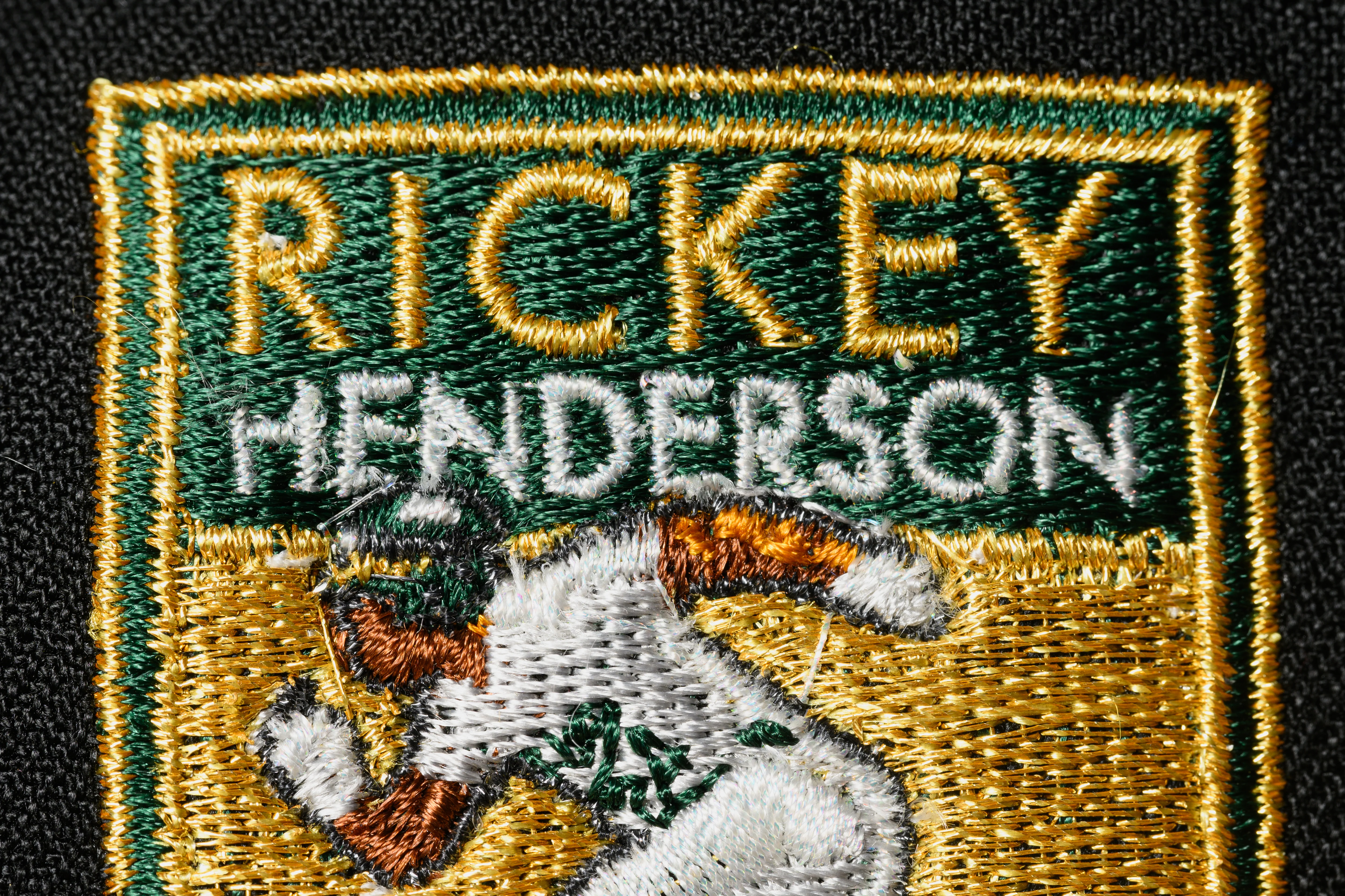 NEW ERA "HOMETOWN RICKEY RESTOCK" OAKLAND A'S FITTED HAT (BLACK/DARK GREEN) - Image 4