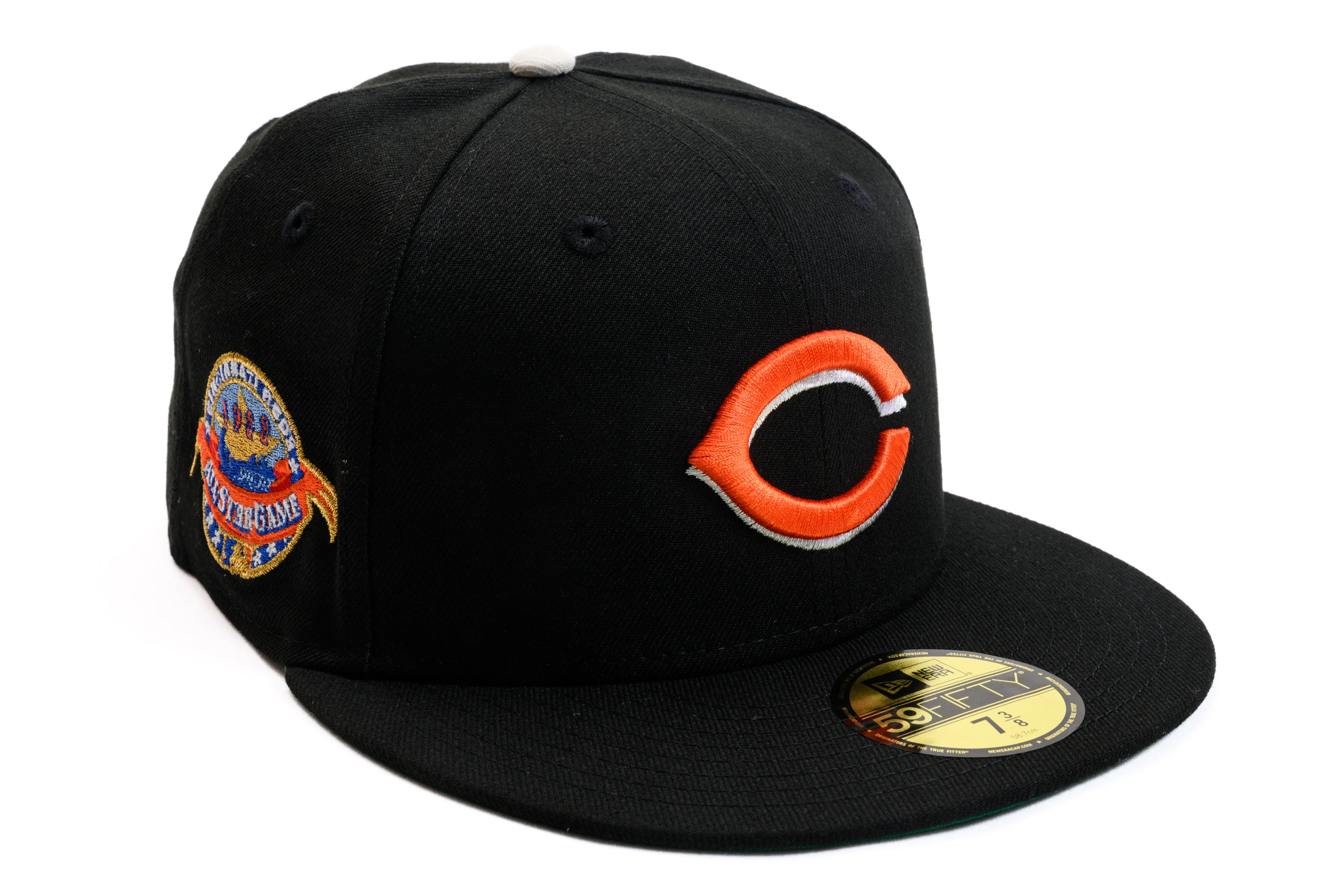 NEW ERA "ICKEY SHUFFLE" CINCINATTI REDS FITTED HAT (BLACK/ORANGE)
