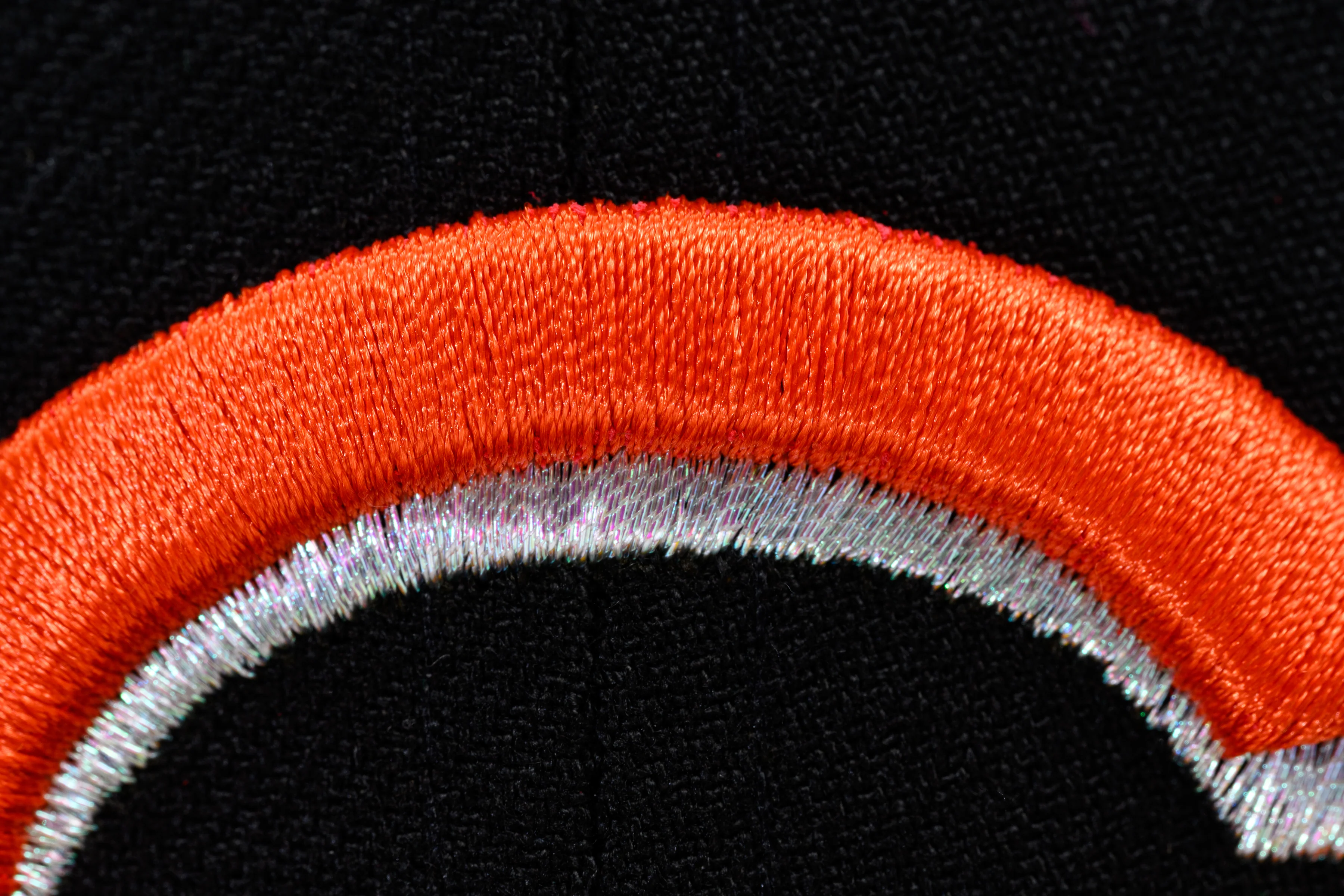 NEW ERA "ICKEY SHUFFLE" CINCINATTI REDS FITTED HAT (BLACK/ORANGE) - Image 7