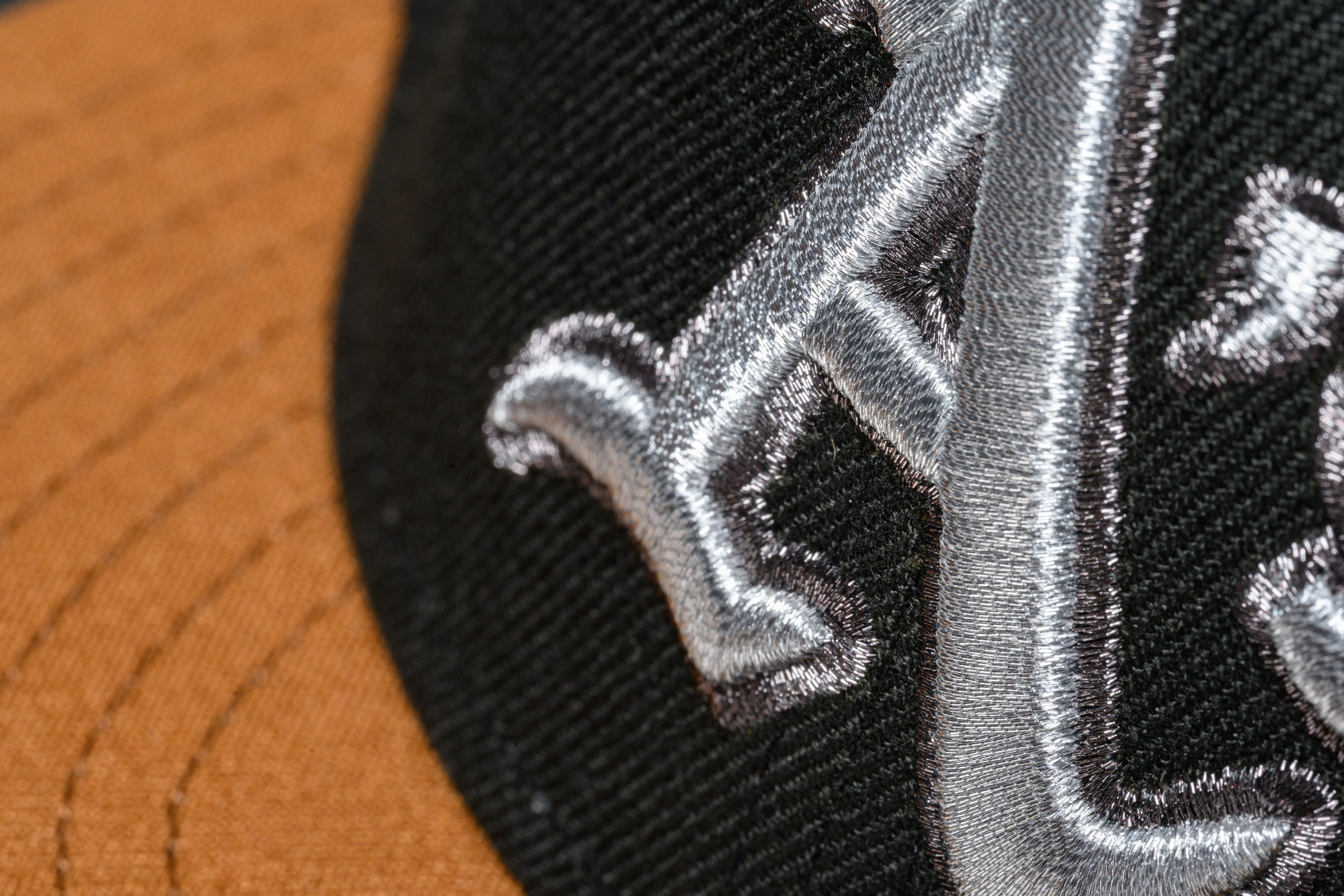 NEW ERA "OAKLAND INFIELD" OAKLAND A'S FITTED HAT (BLACK/TOASTED PEANUT) - Image 5