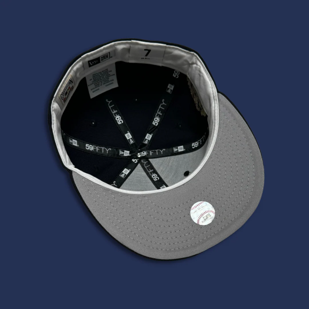 NEW ERA “HAAS PAVILION" OAKLAND A'S FITTED HAT (NAVY) - Image 3