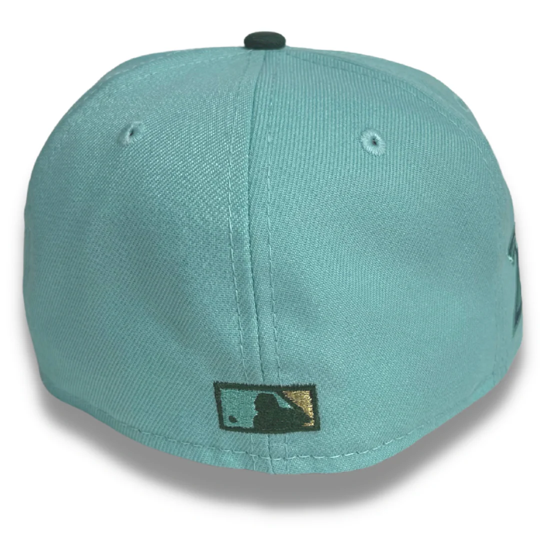 NEW ERA "JACKSON" TORONTO BLUE JAYS FITTED HAT (CLEAR MINT/DARK GREEN) - Image 4