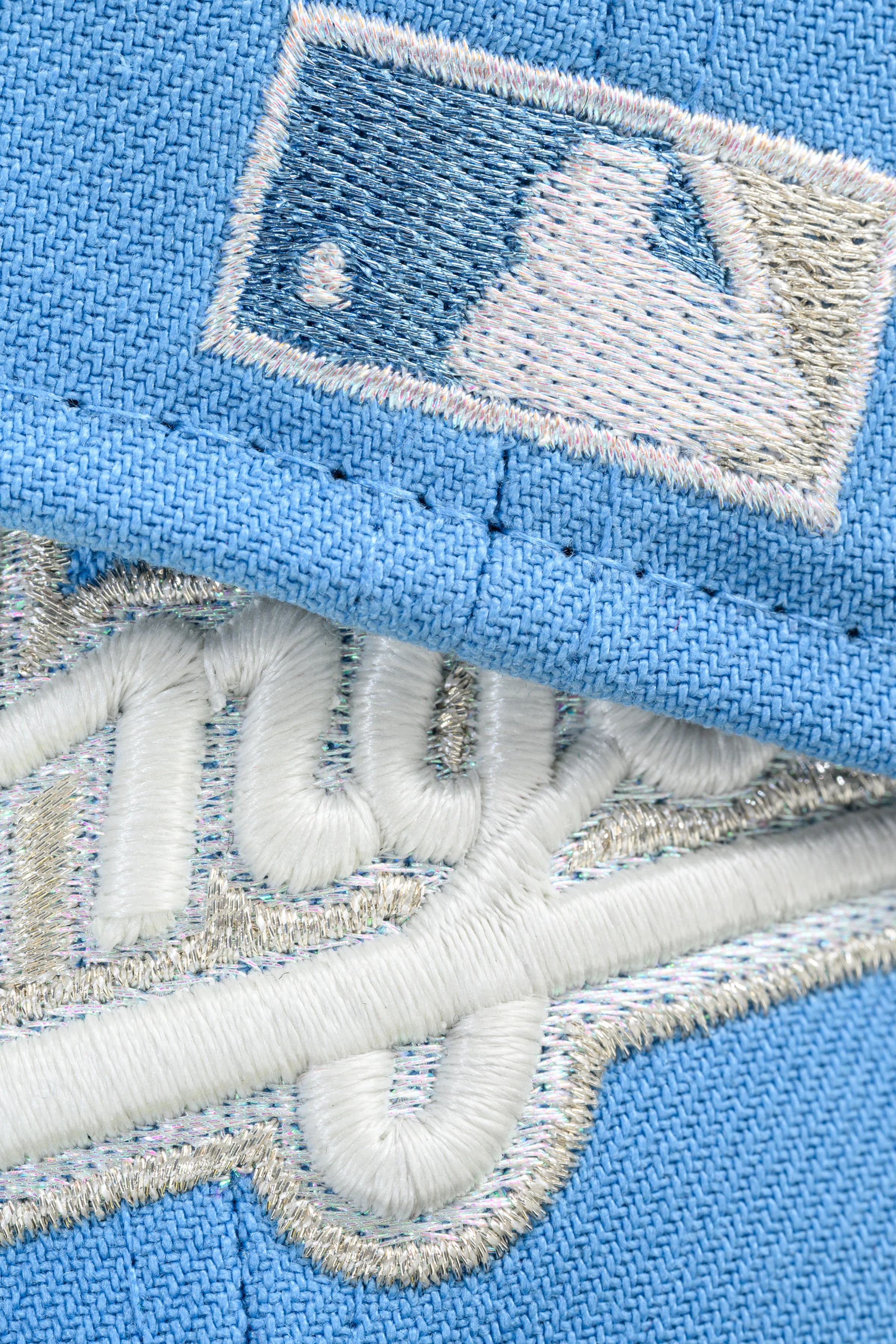 NEW ERA "BOY” LOS ANGELES DODGERS FITTED HAT (SKY BLUE/BLACK) - Image 8