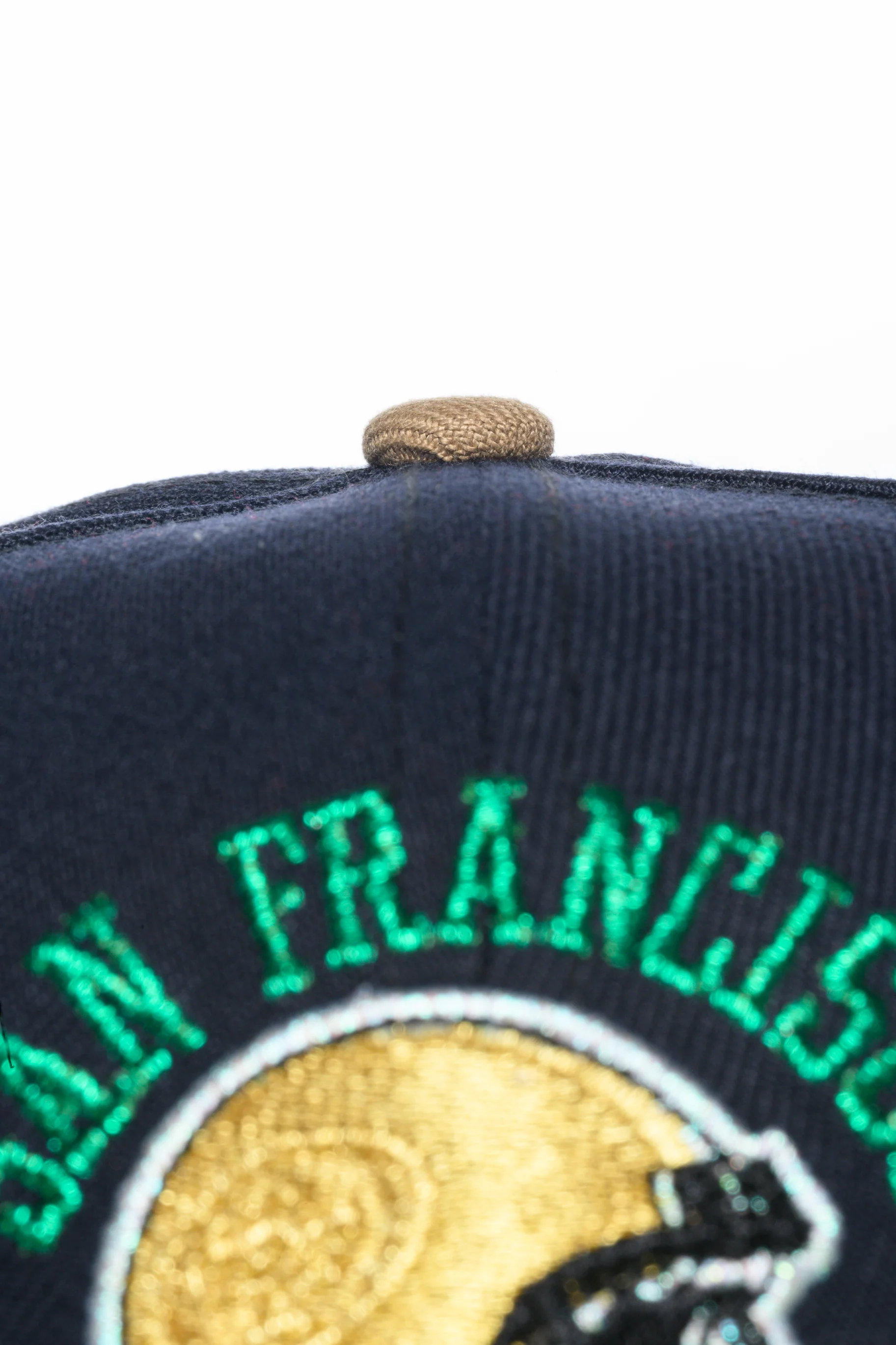 NEW ERA "JOE" SAN FRANCISCO 49ERS FITTED HAT (NAVY/DARK GREEN) - Image 4