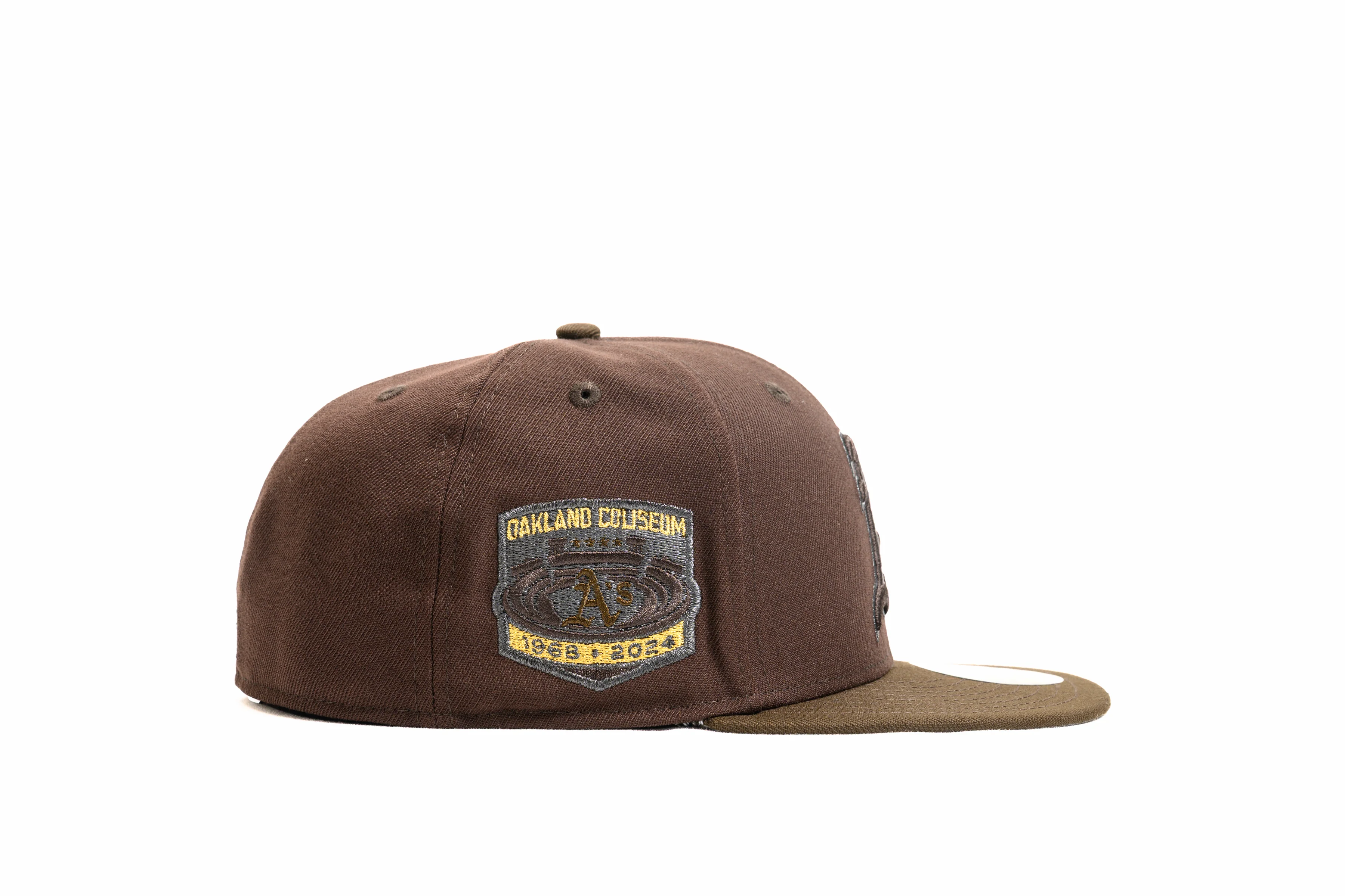 NEW ERA "KANE" OAKLAND A'S FITTED HAT (BURNT WOOD/WALNUT) - Image 5