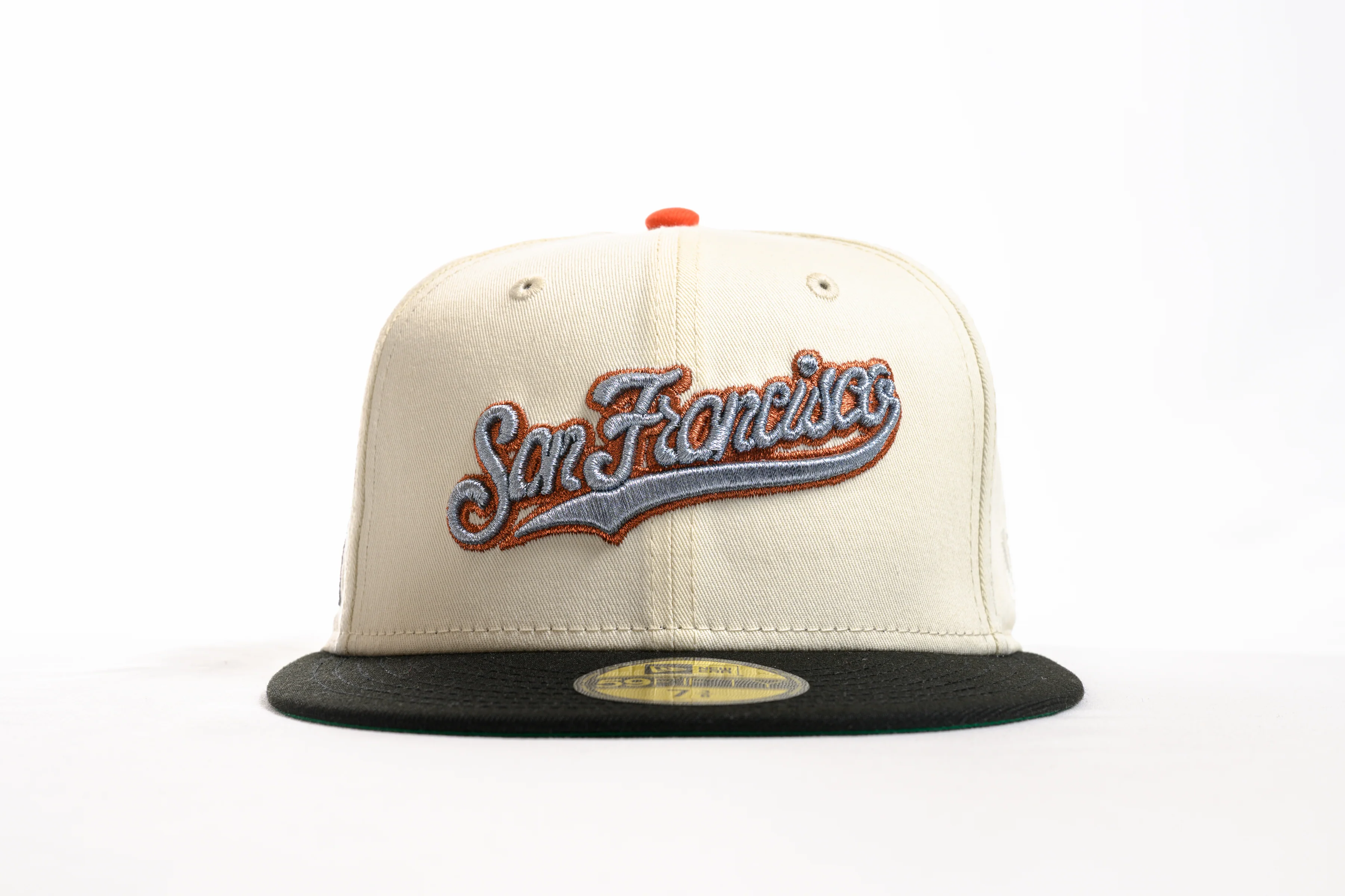 NEW ERA "KING OF SF" SAN FRANCISCO GIANTS FITTED HAT (STONE GREY/BLACK - Image 7