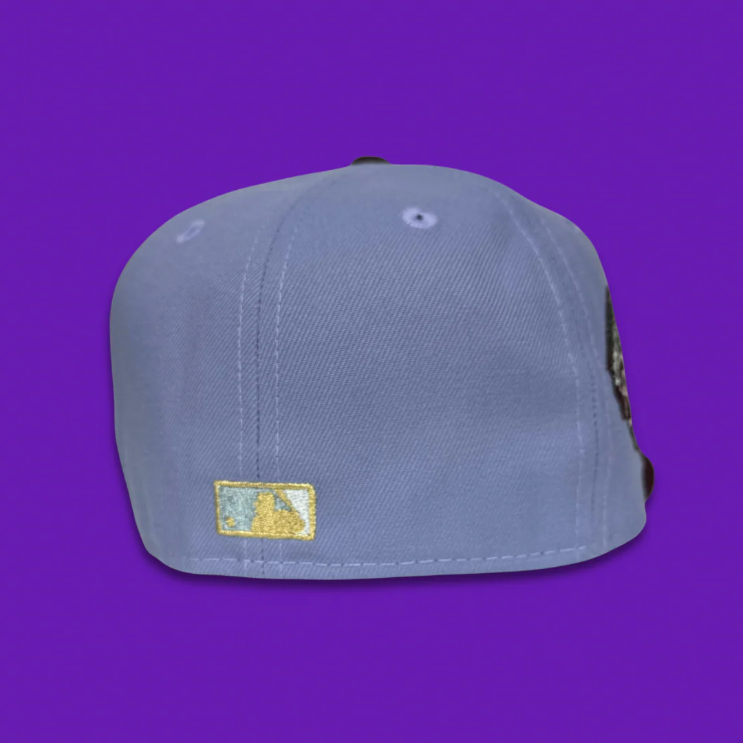 NEW ERA “WILD ORCHID” SF GIANTS FITTED HAT (LAVENDER/MAROON) - Image 3
