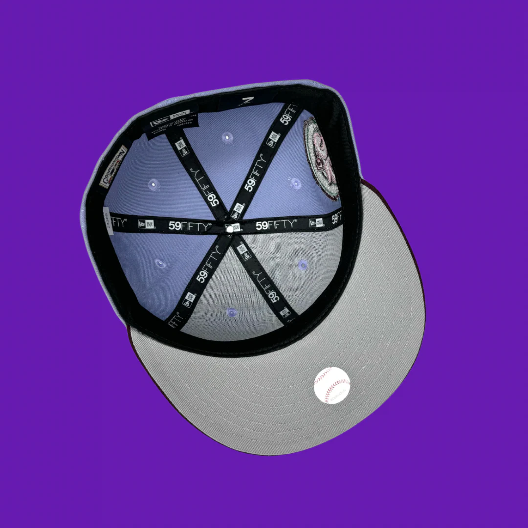 NEW ERA “WILD ORCHID” SF GIANTS FITTED HAT (LAVENDER/MAROON) - Image 4