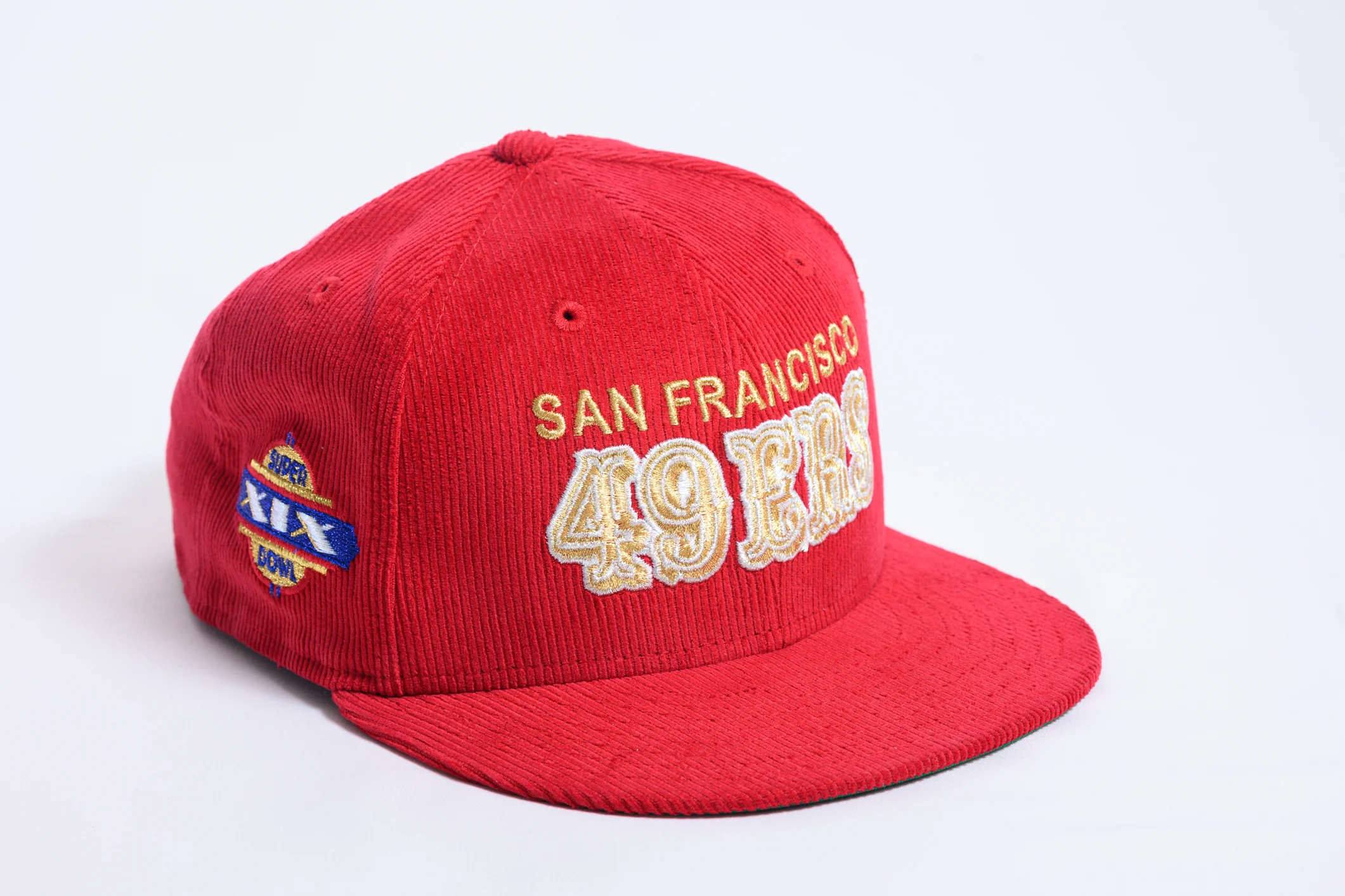 NEW ERA "LOLO" SAN FRANCISCO 49ERS FITTED HAT (RED CORDUROY)