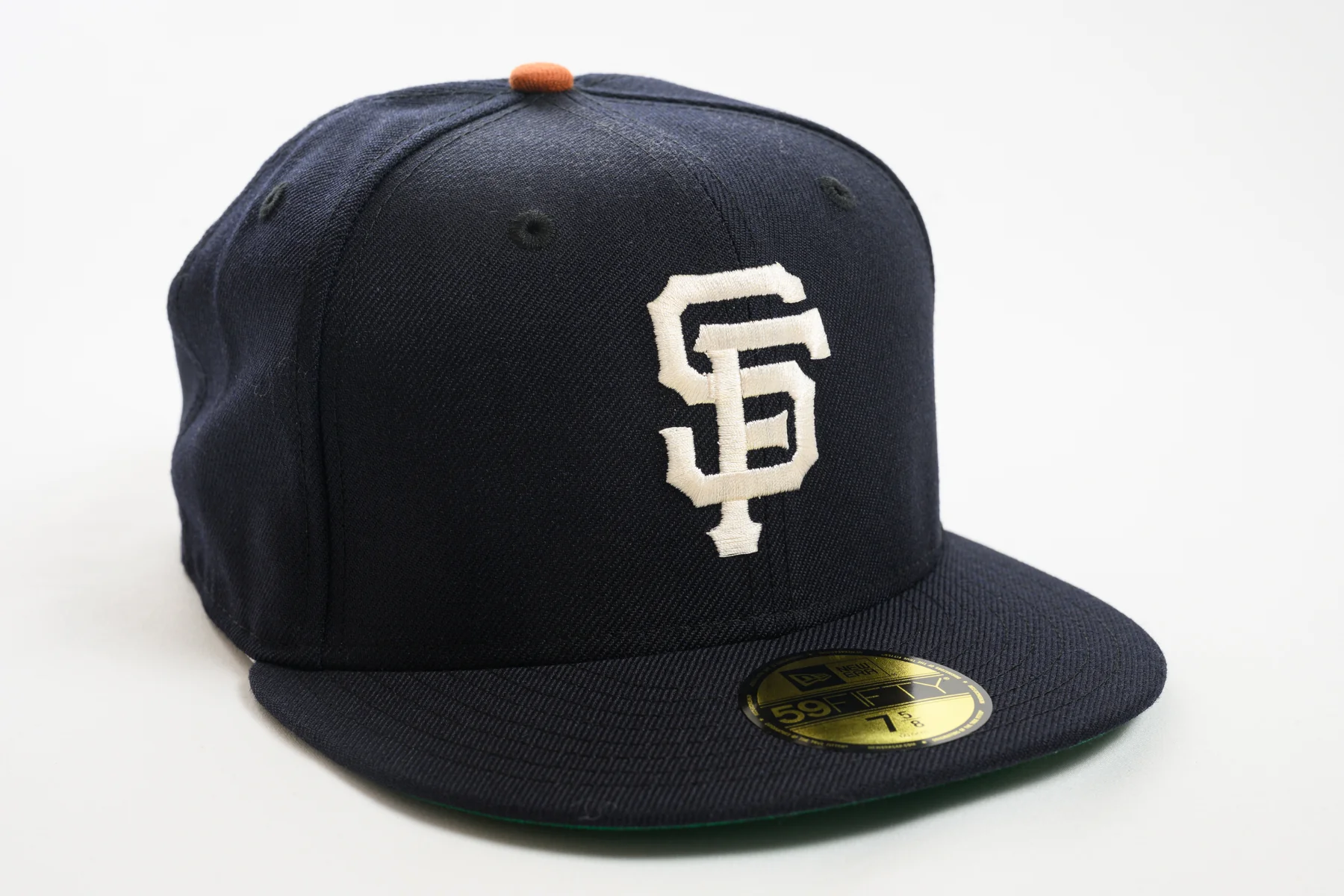 NEW ERA "LOU SEAL" SF GIANTS FITTED HAT (NAVY/WOOL)