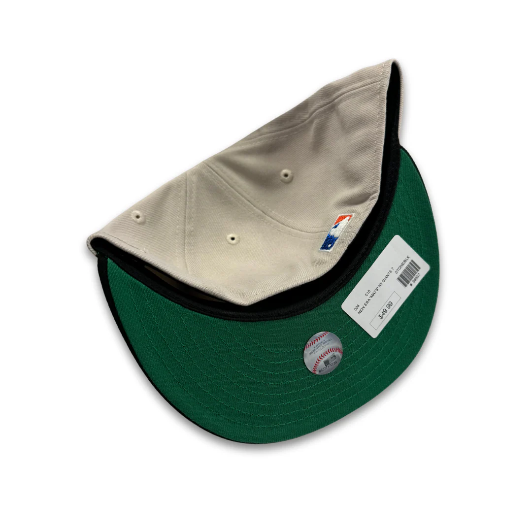 NEW ERA “MAYS" NEW YORK GIANTS FITTED HAT (STONE GREY/BLACK) - Image 7