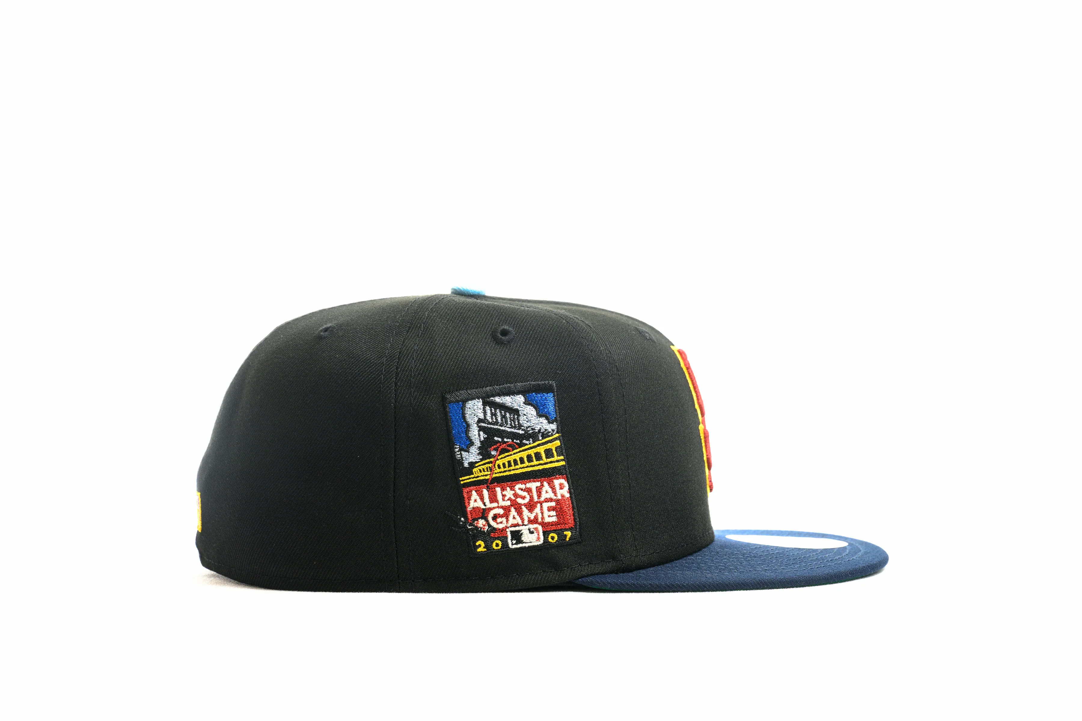 NEW ERA "MAZINGER" SAN FRANCISCO GIANTS FITTED HAT (BLACK/NAVY/LIGHT BLUE) - Image 7