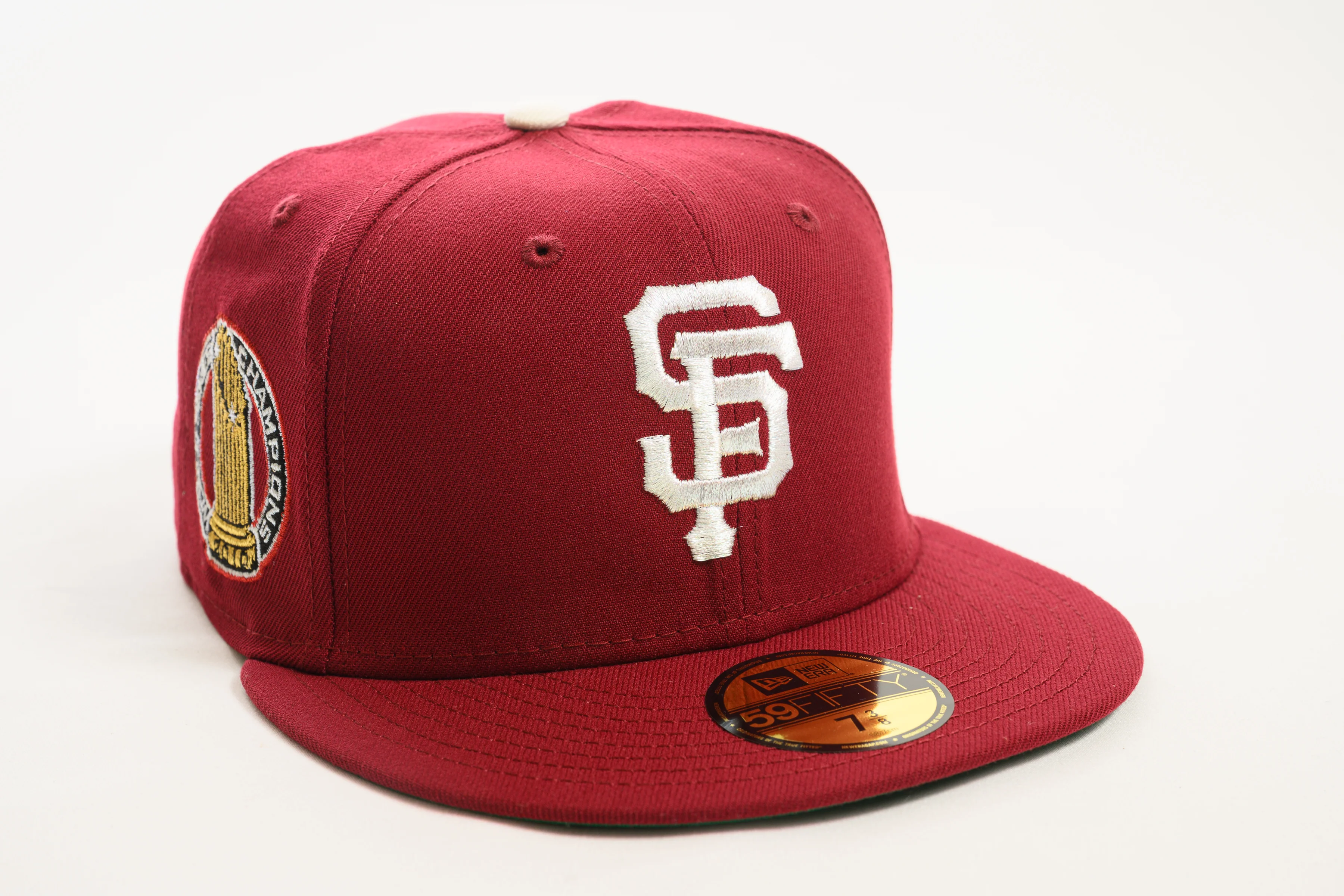 NEW ERA "MISSION REDS" SAN FRANCISCO GIANTS FITTED HAT (CARDINAL/CHROME)