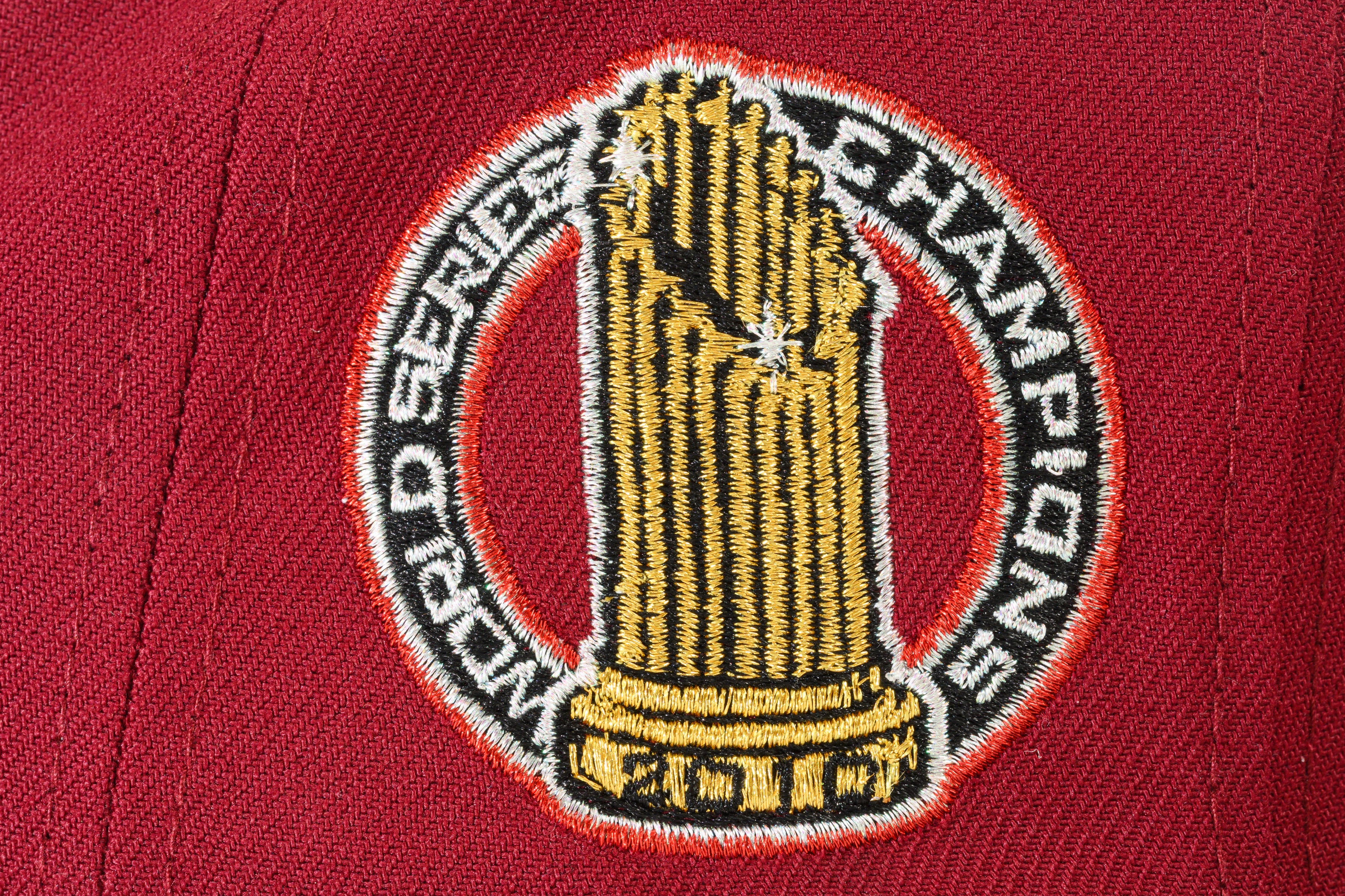 NEW ERA "MISSION REDS" SAN FRANCISCO GIANTS FITTED HAT (CARDINAL/CHROME) - Image 6