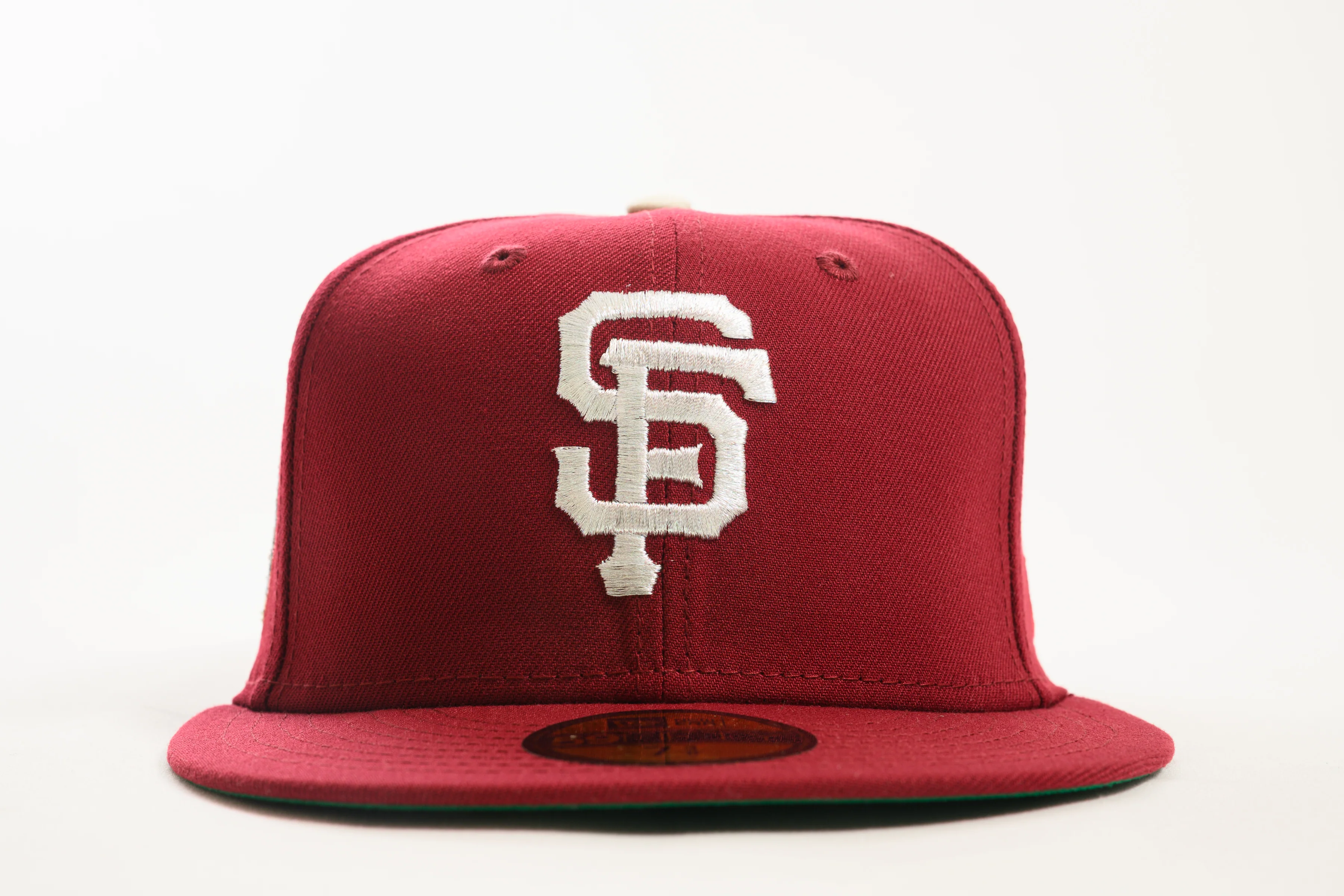 NEW ERA "MISSION REDS" SAN FRANCISCO GIANTS FITTED HAT (CARDINAL/CHROME) - Image 7