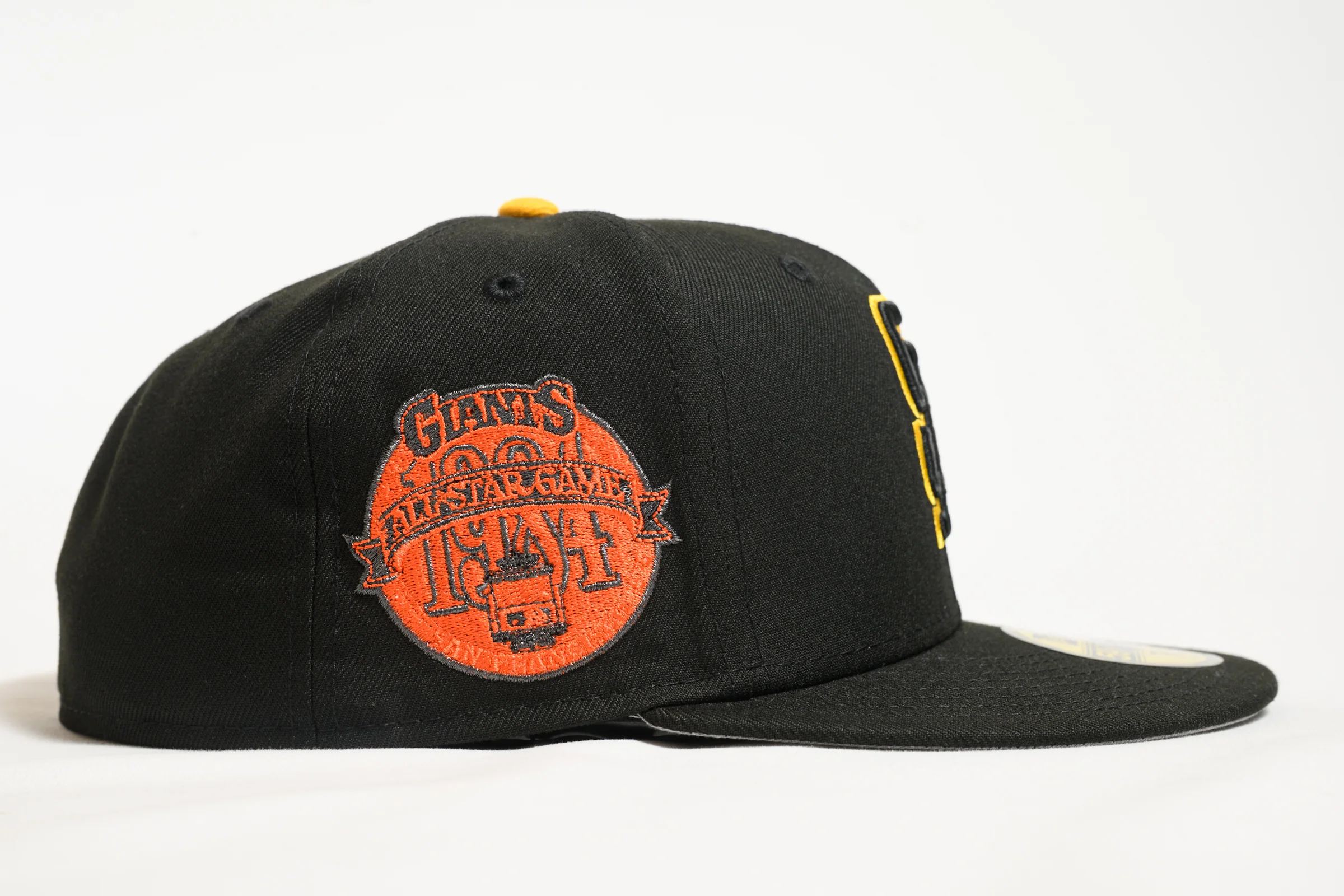 NEW ERA "MITCHELL" SF GIANTS FITTED HAT (BLACK/YELLOW/ORANGE) - Image 6