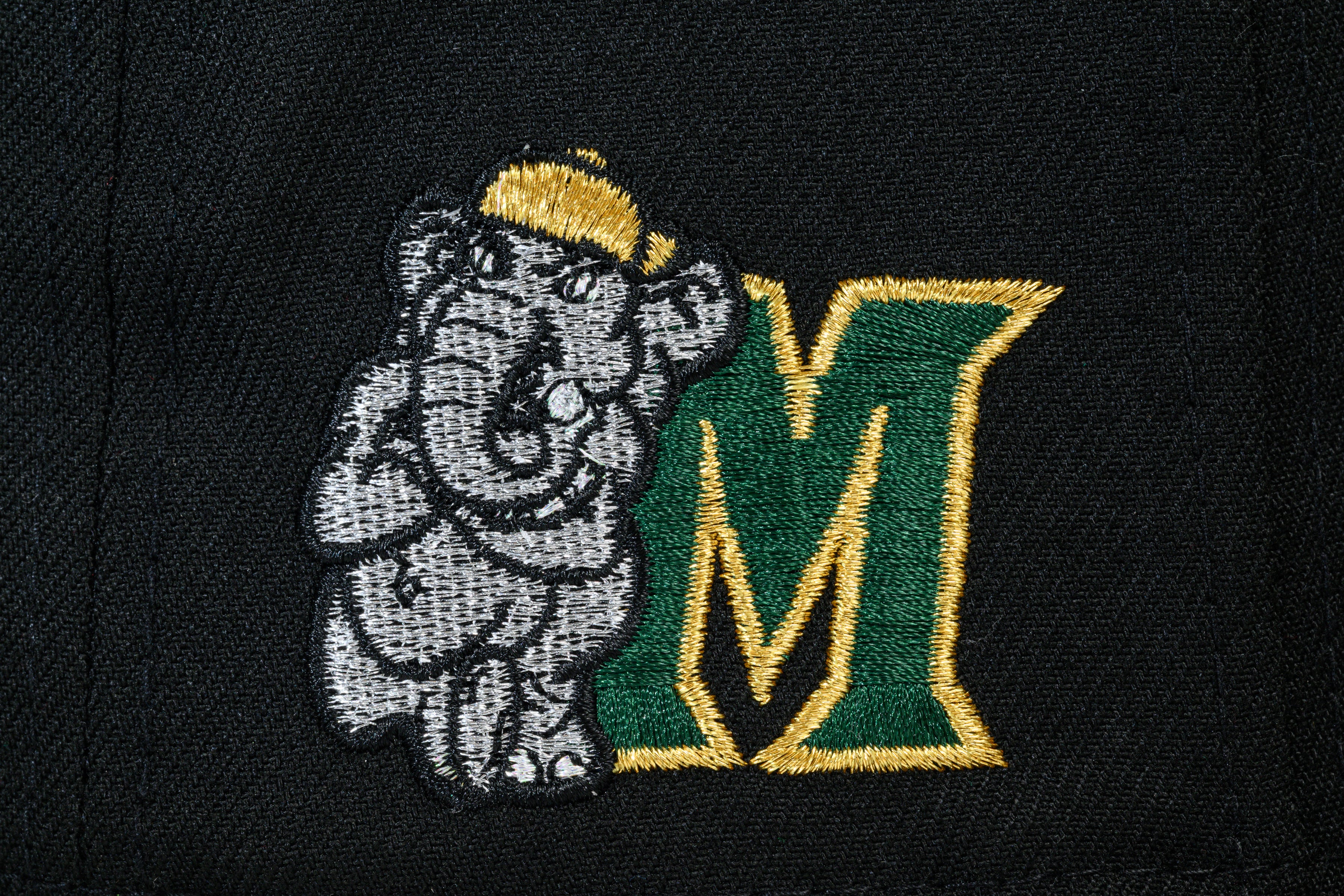 NEW ERA "MOB” MODESTO ATHLETICS FITTED HAT (YELLOW/BLACK) - Image 6