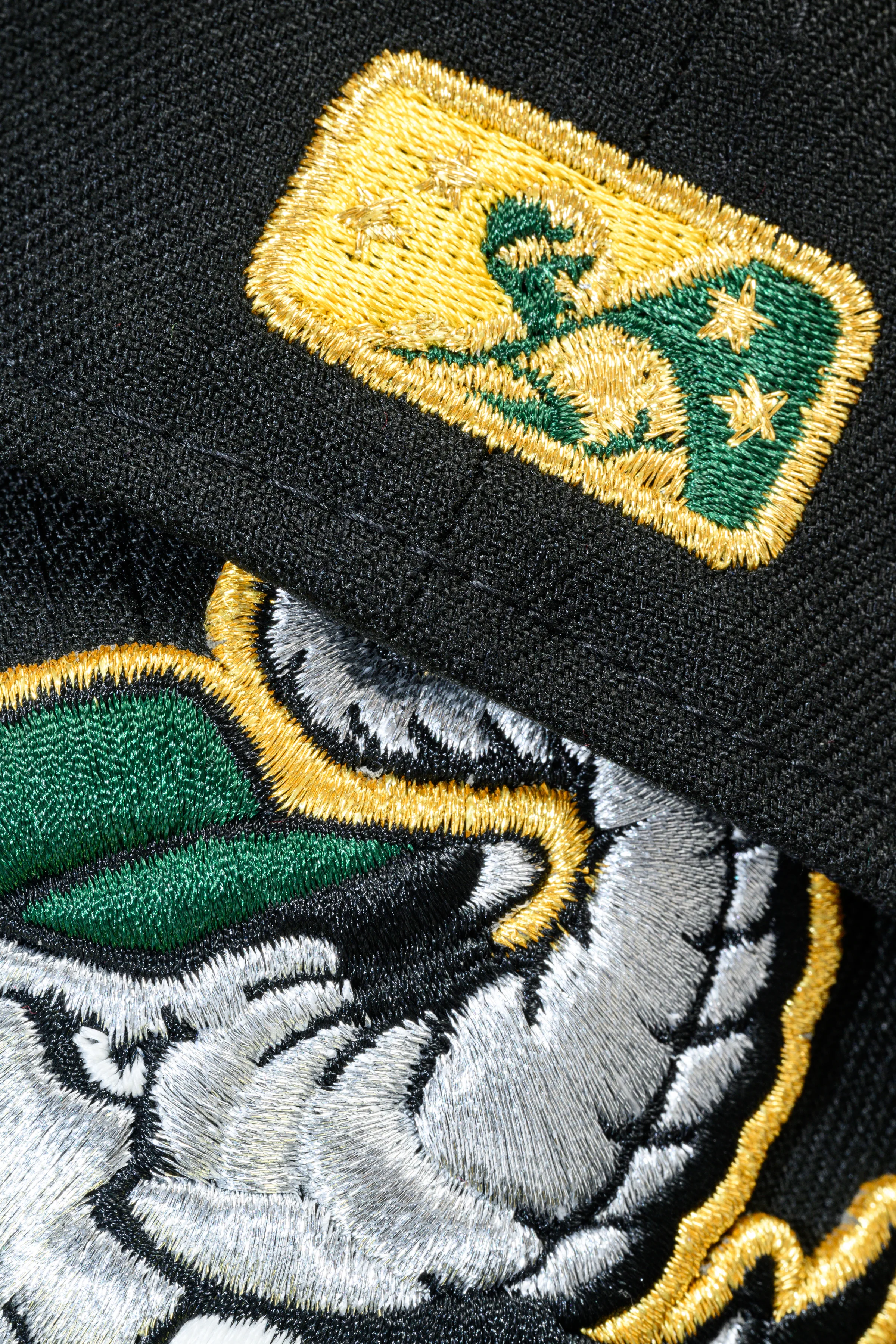 NEW ERA "MOB” MODESTO ATHLETICS FITTED HAT (YELLOW/BLACK) - Image 9