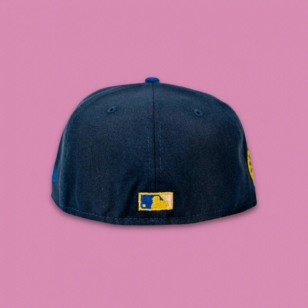 NEW ERA "MUSUBI" SEATTLE MARINERS FITTED HAT (NAVY/GOLD) - Image 3