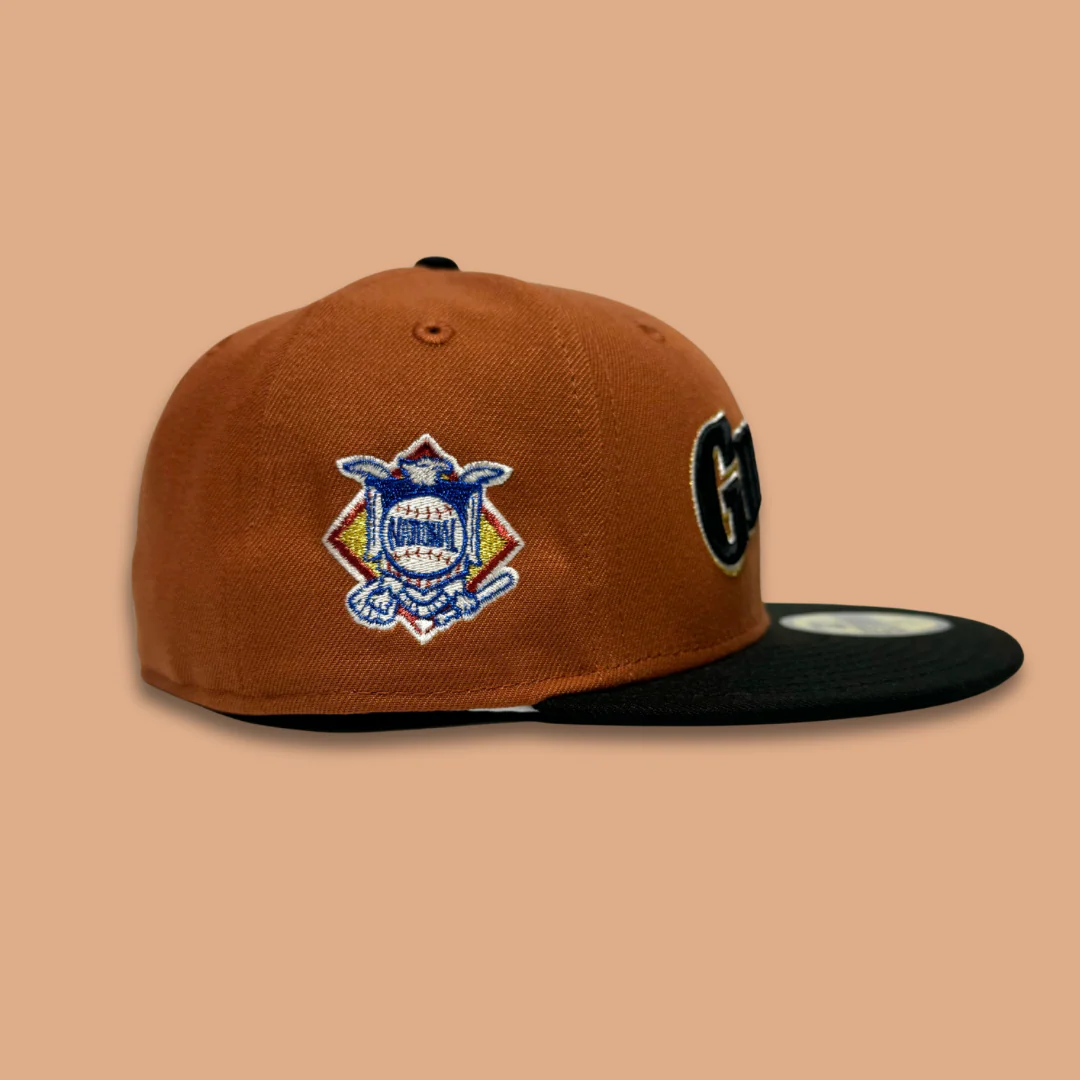 NEW ERA “NATIONAL" SF GIANTS FITTED HAT (RUST/BLACK) - Image 2