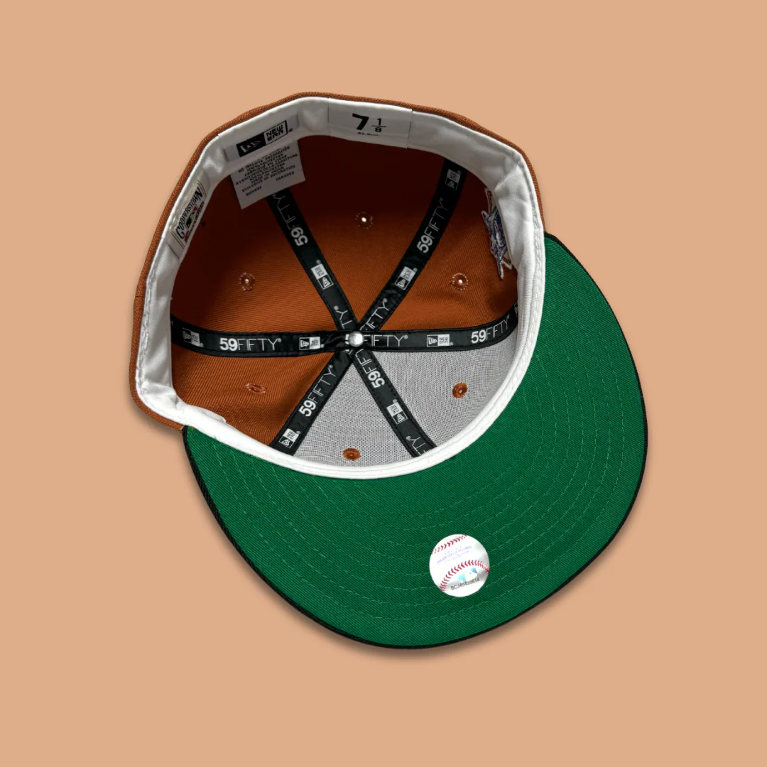 NEW ERA “NATIONAL" SF GIANTS FITTED HAT (RUST/BLACK) - Image 4