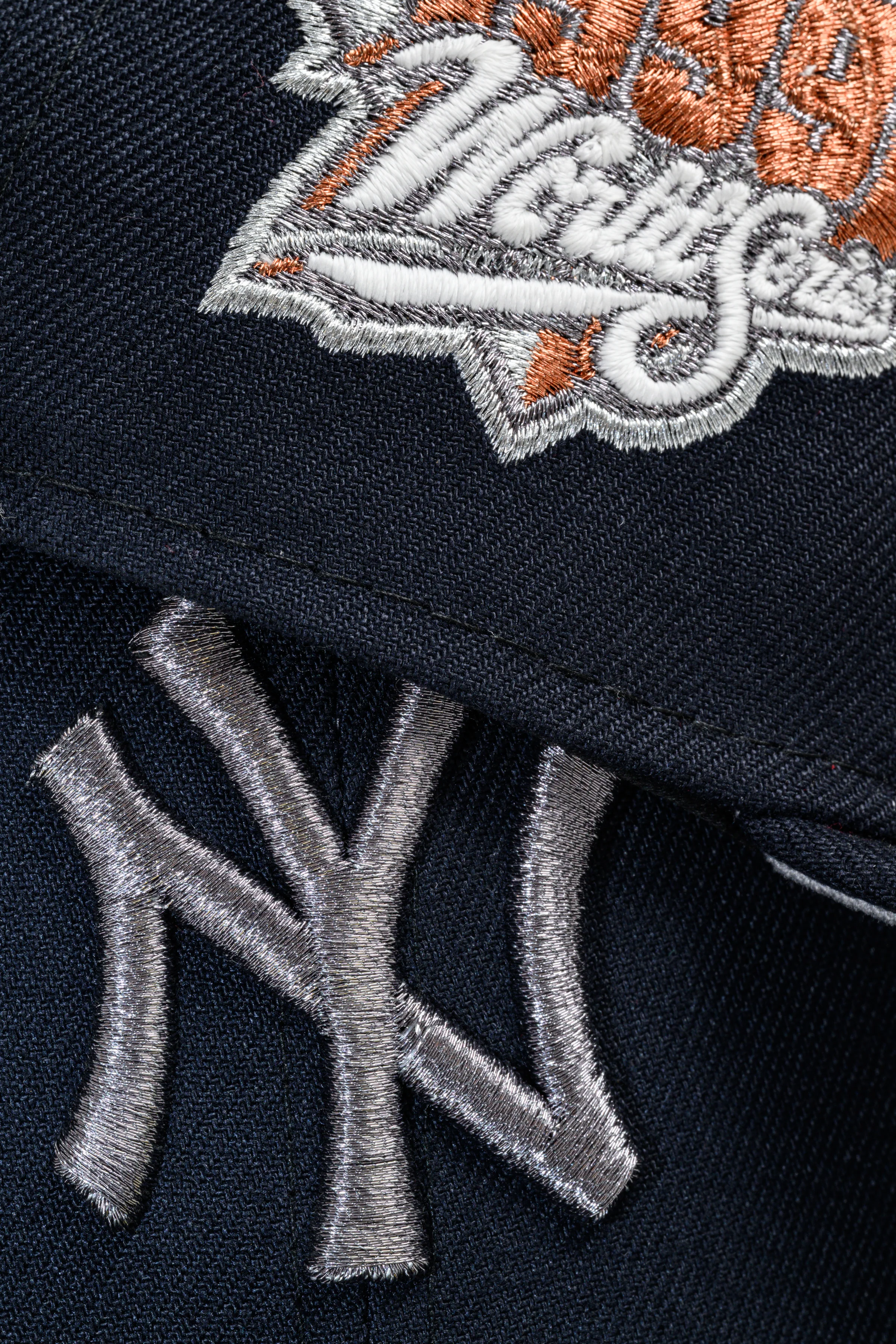 NEW ERA "MORE FAMOUS” NEW YORK YANKEE FITTED HAT (NAVY/DARK GRAPHITE) - Image 4