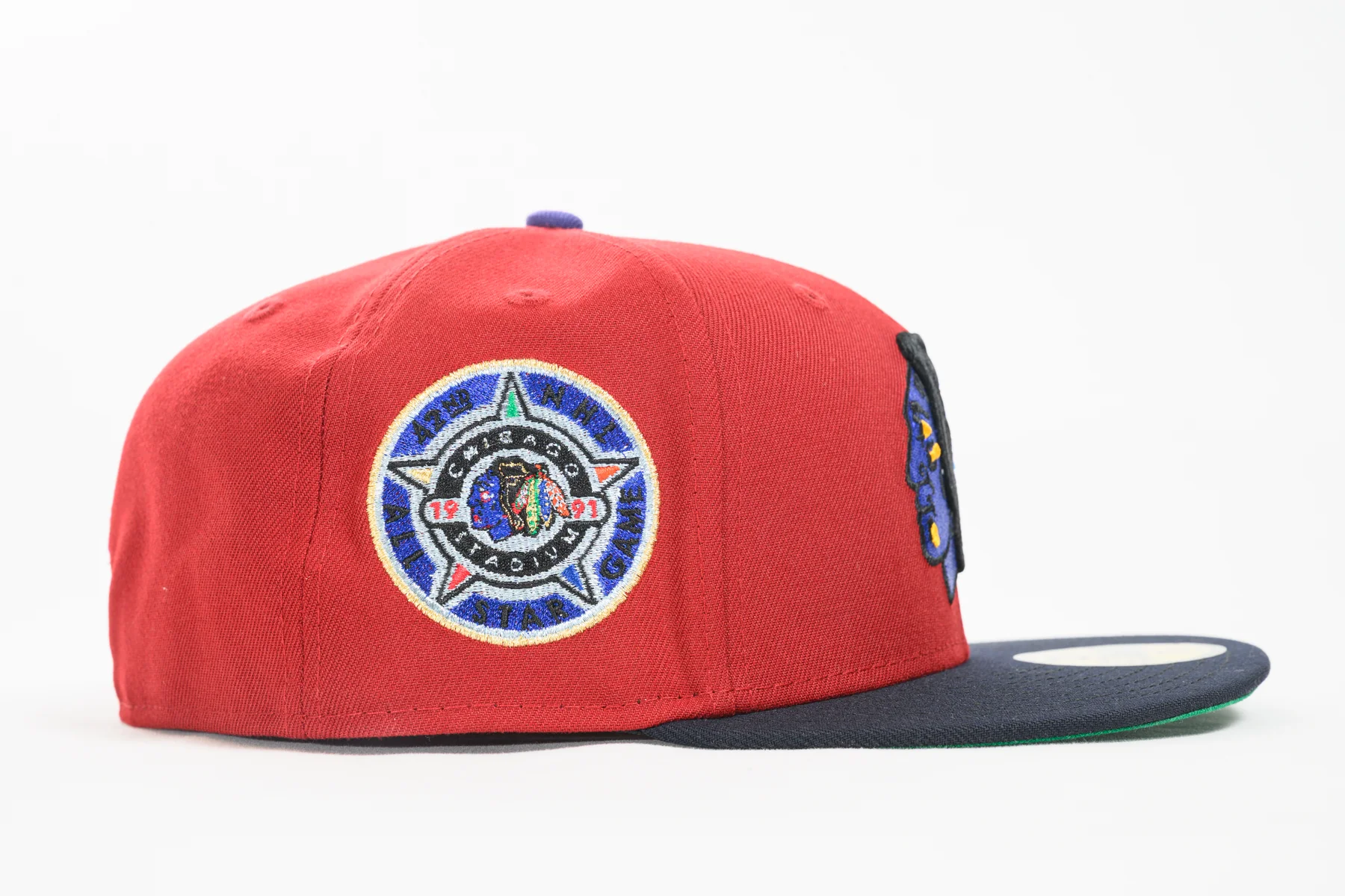 NEW ERA "NIGHT CRAWLER" CHICAGO BLACK HAWKS (BRICK RED/NAVY/PURPLE) - Image 6