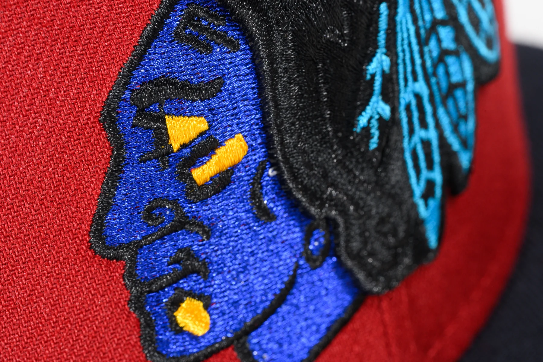 NEW ERA "NIGHT CRAWLER" CHICAGO BLACK HAWKS (BRICK RED/NAVY/PURPLE) - Image 8