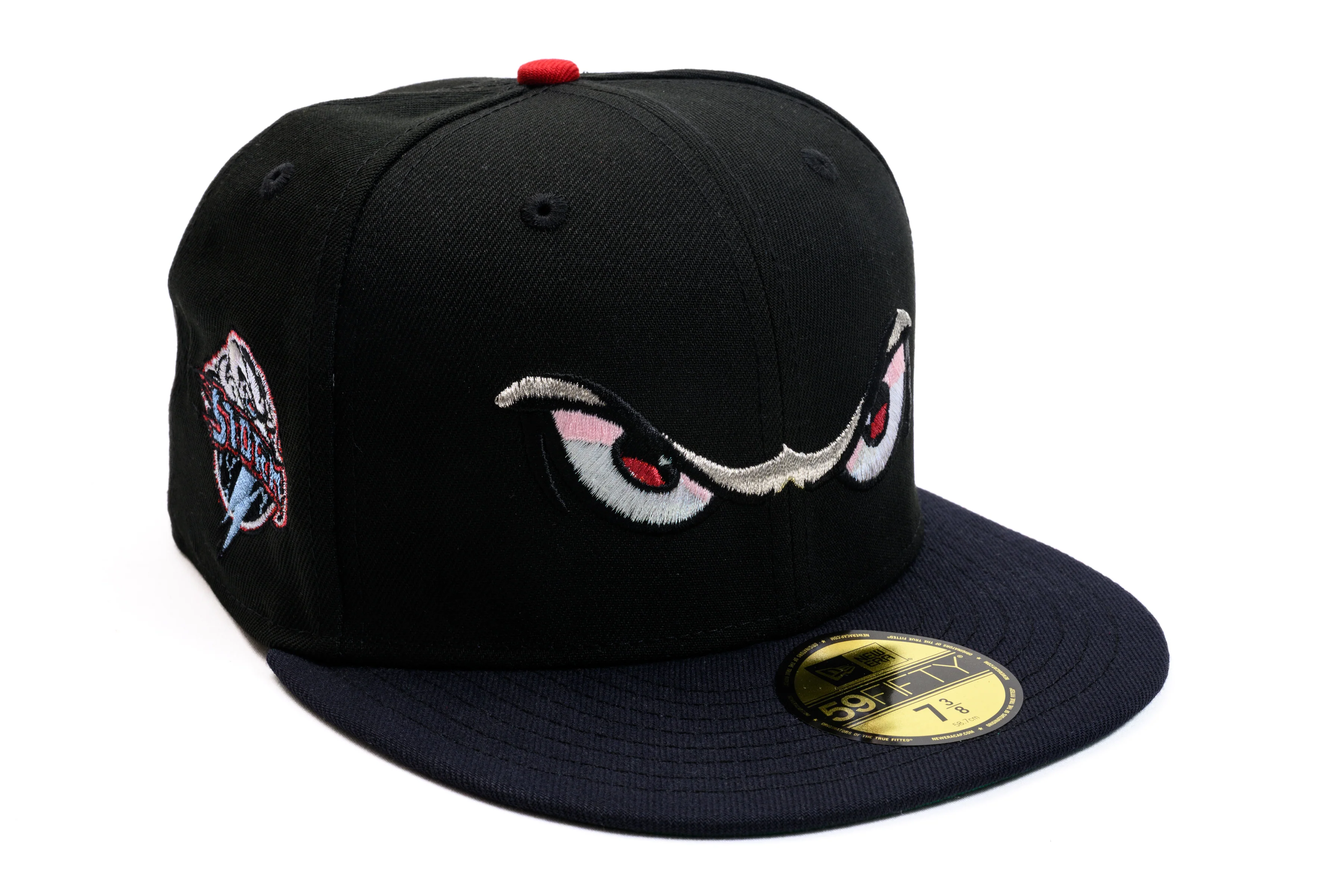 NEW ERA "NO FEAR" ELSINORE STORM FITTED HAT (BLACK/NAVY/RED)