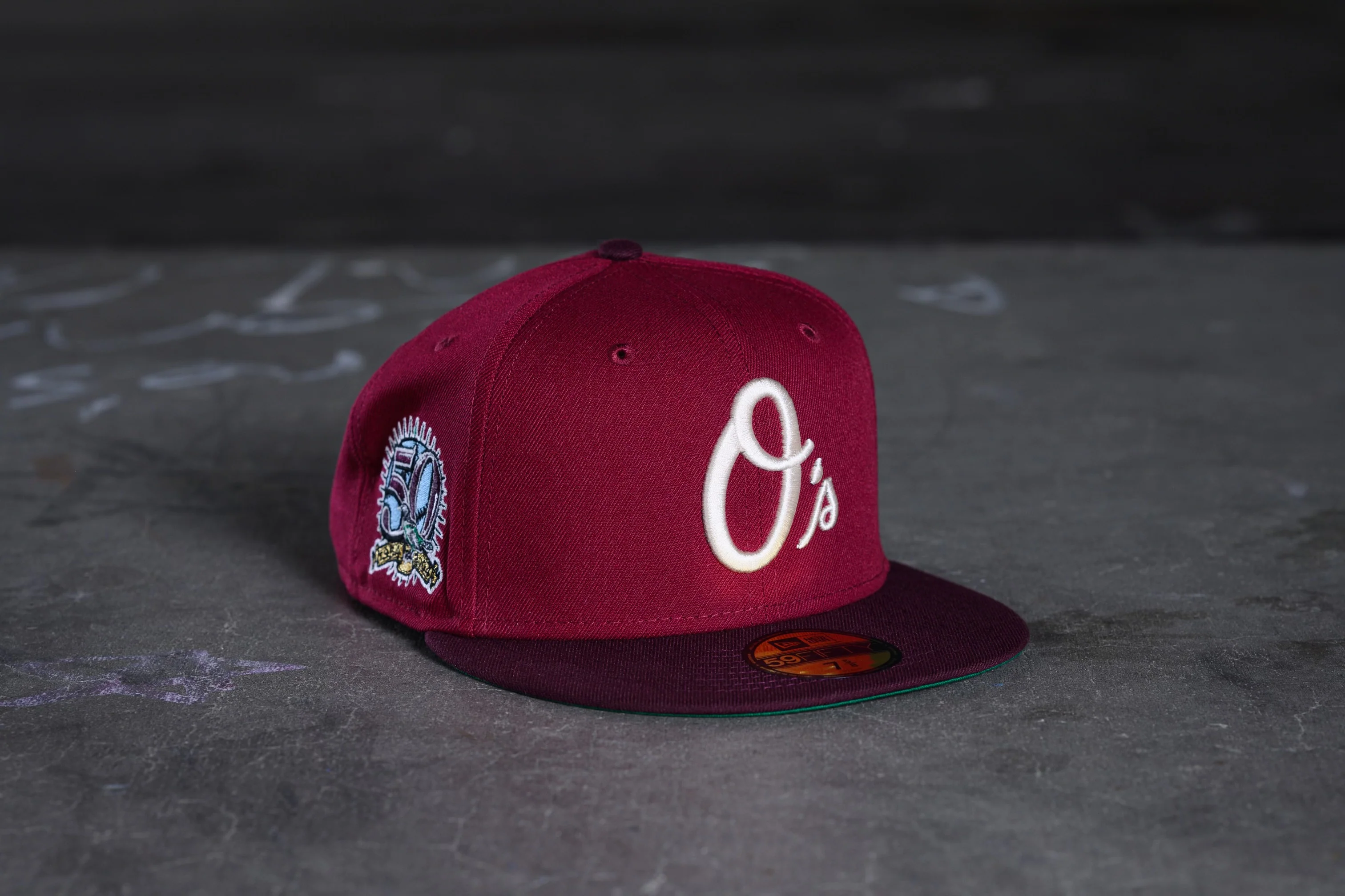 NEW ERA “OX BLOOD" BALTIMORE ORIOLES FITTED HAT (BRICK RED/MAROON)