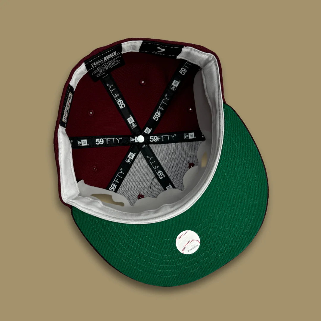 NEW ERA “OX BLOOD" BALTIMORE ORIOLES FITTED HAT (BRICK RED/MAROON) - Image 4