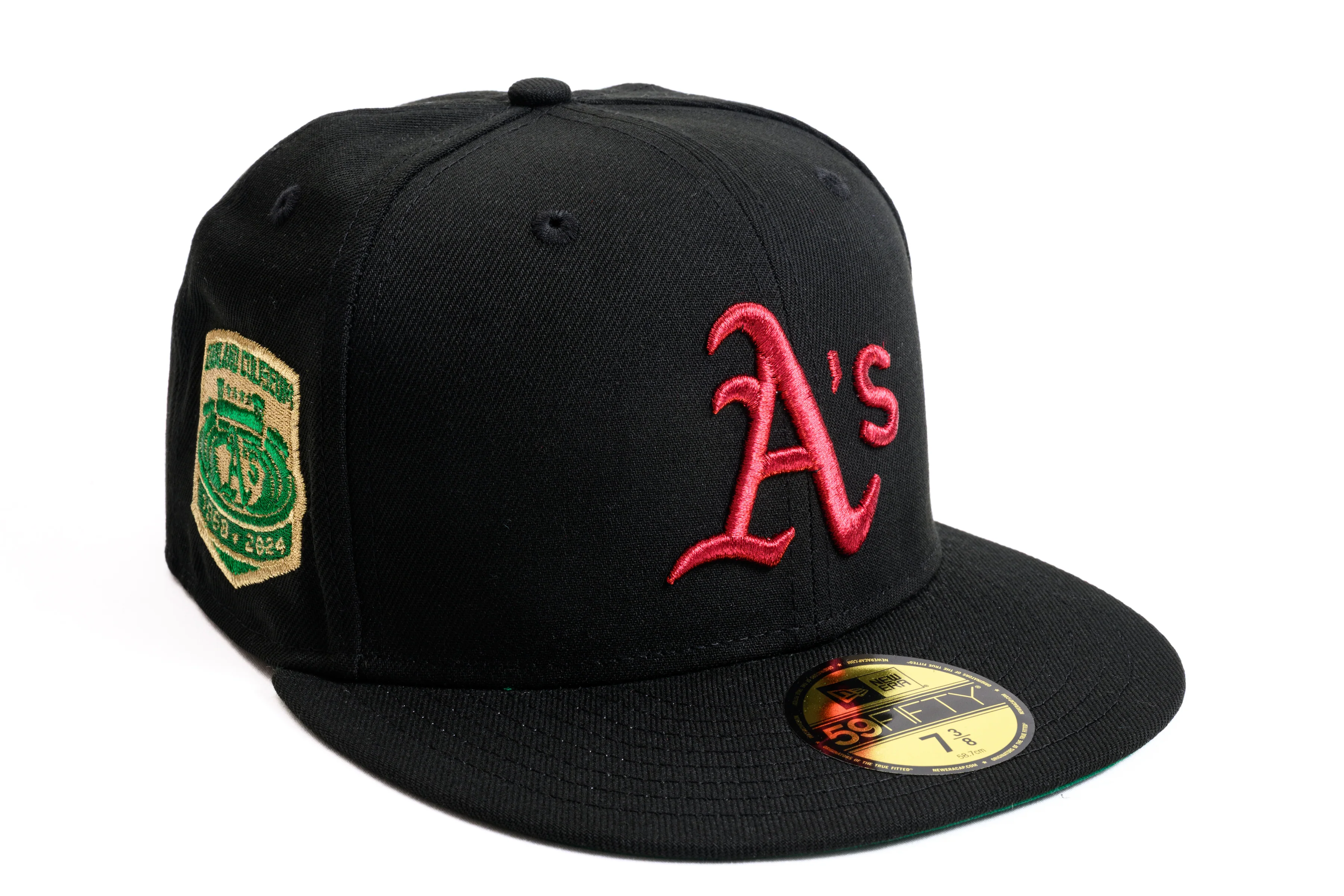 NEW ERA "OPERATION STACKOLA" OAKLAND ATHLETICS FITTED HAT (BLACK)