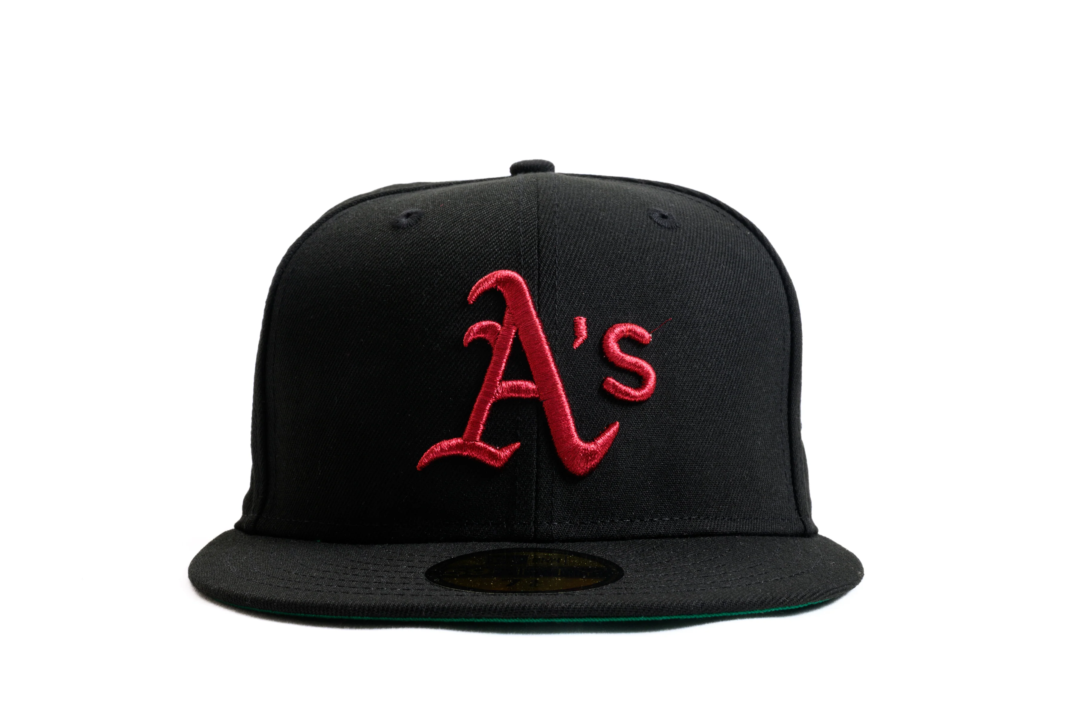 NEW ERA "OPERATION STACKOLA" OAKLAND ATHLETICS FITTED HAT (BLACK) - Image 7