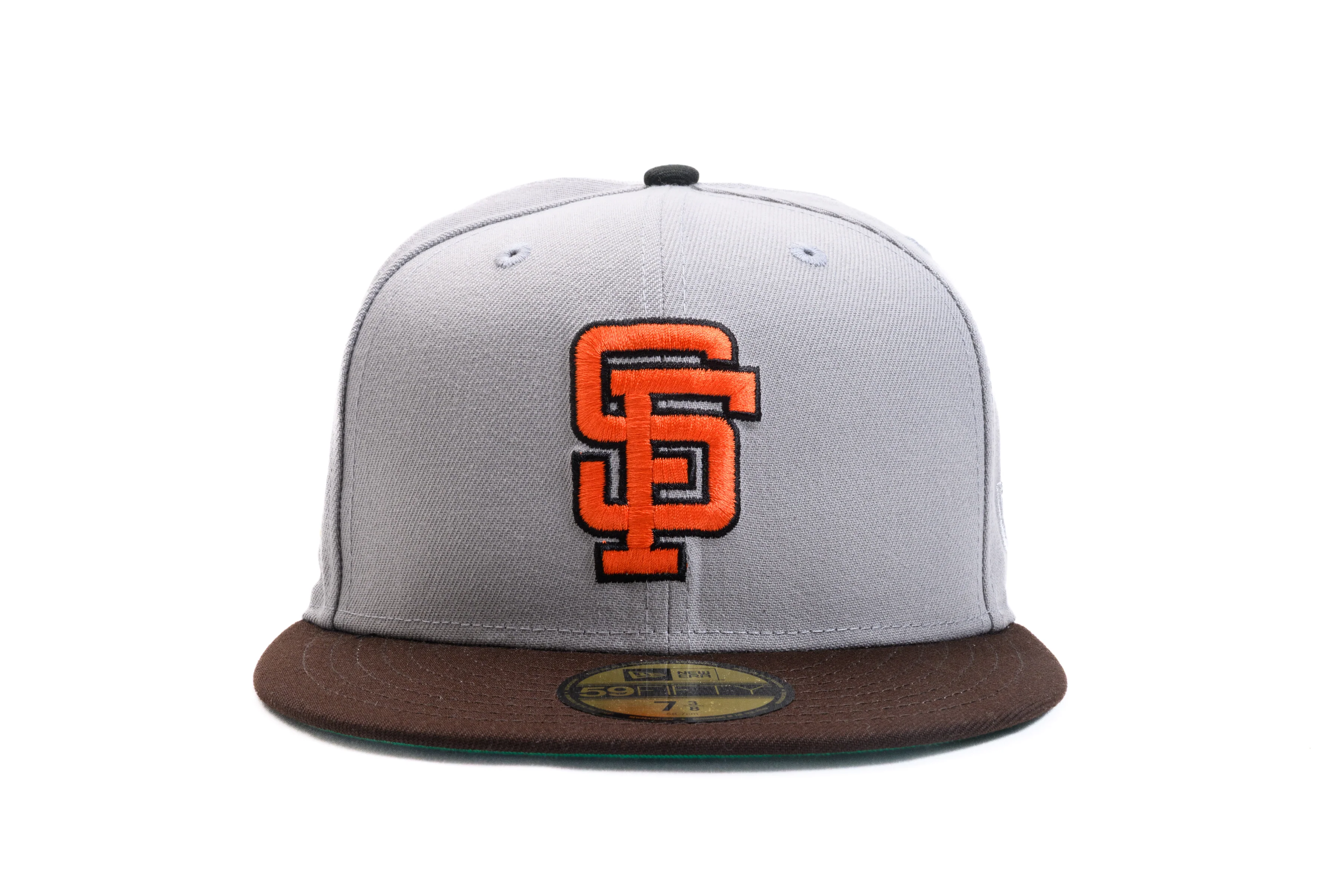 NEW ERA "PACIFIC SOCK EXCHANGE" SAN FRANCISCO GIANTS FITTED HAT (GREY/BURNT WOOD) - Image 8