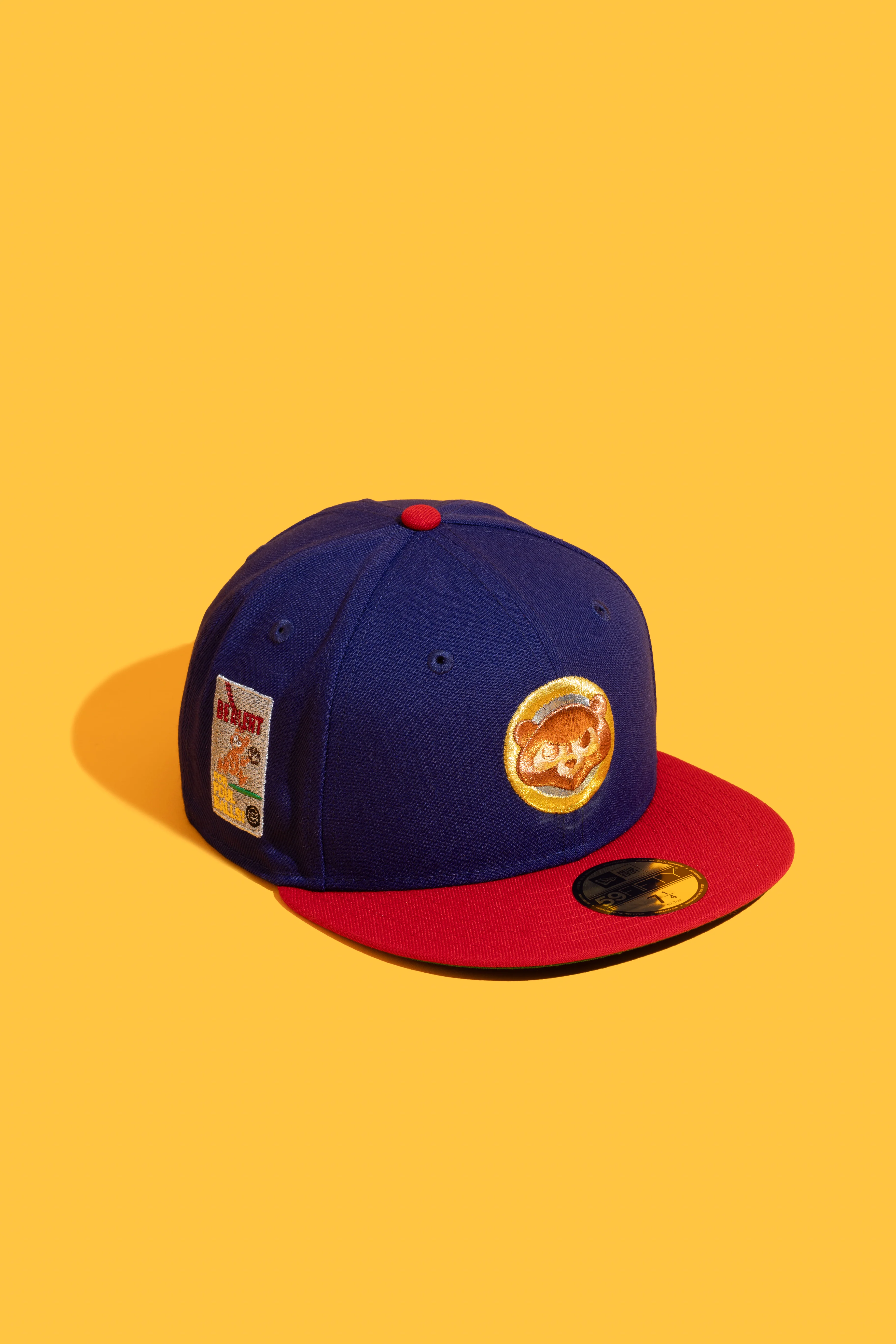NEW ERA “PADDY" CHICAGO CUBS FITTED HAT (DARK ROYAL/RED)