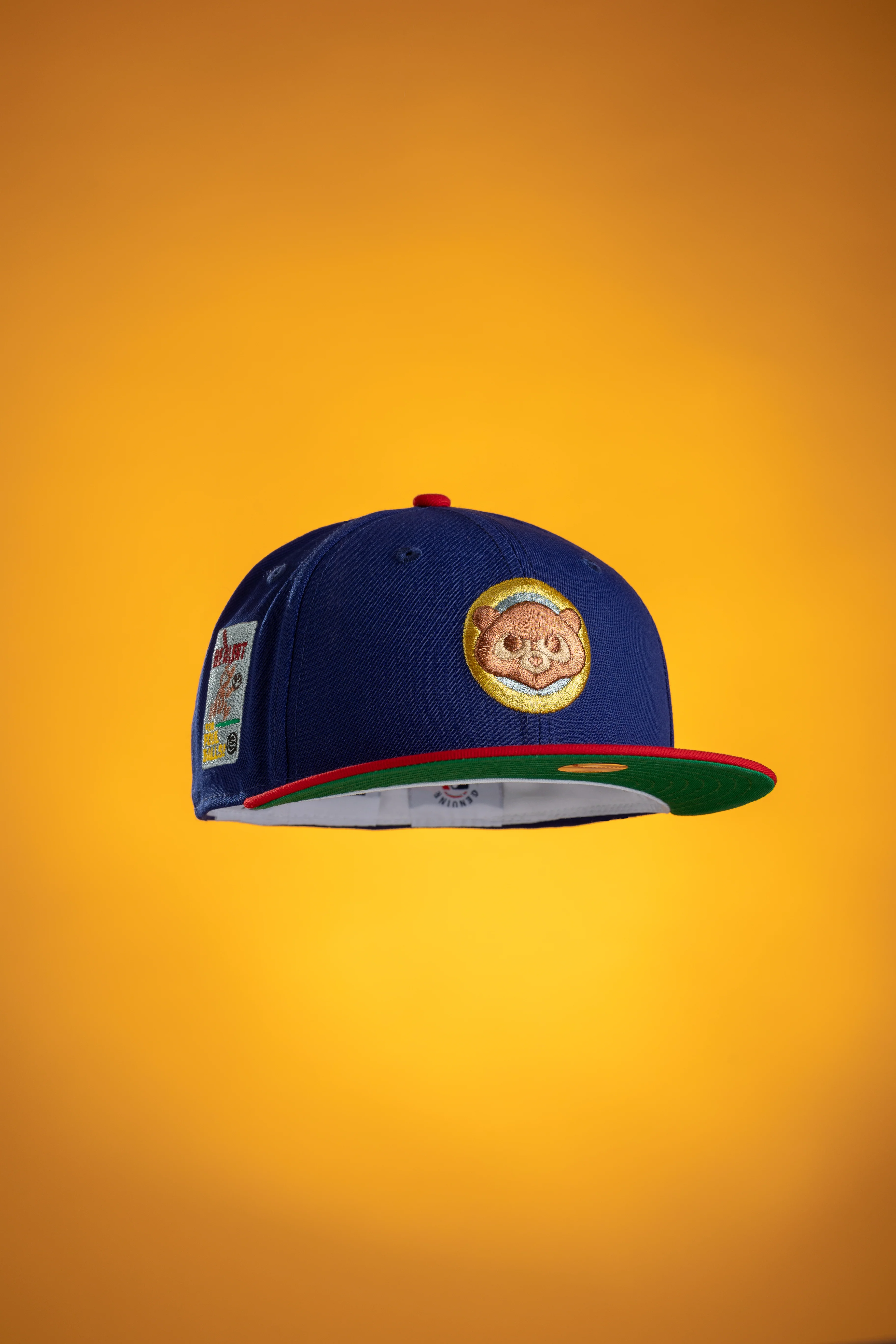 NEW ERA “PADDY" CHICAGO CUBS FITTED HAT (DARK ROYAL/RED) - Image 2