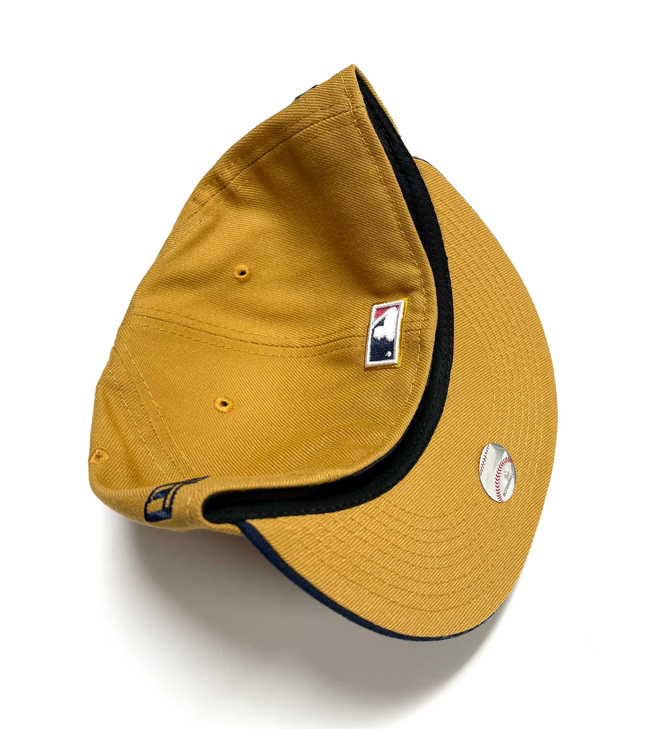 NEW ERA "PANAMA RED" OAKLAND A'S FITTED HAT (PANAMA TAN/NAVY/RED) - Image 3