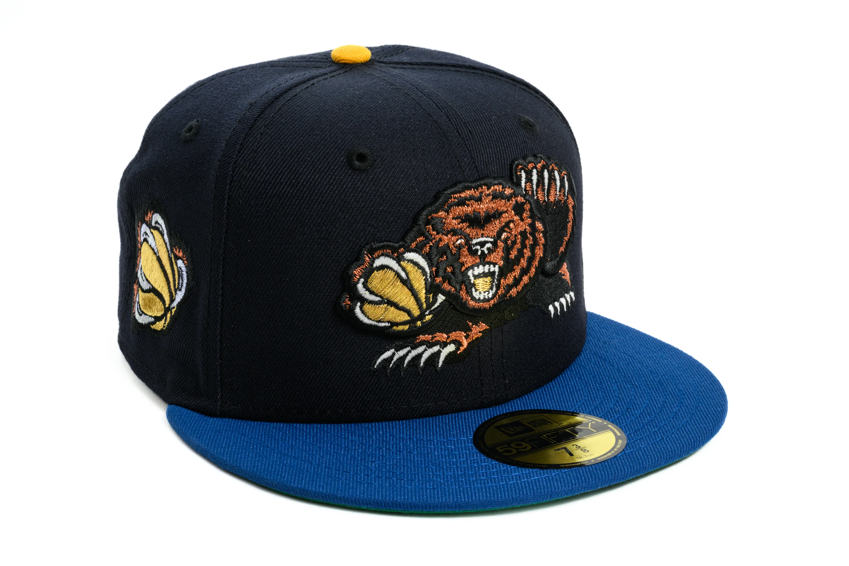 NEW ERA "PAVILLION” VANCOUVER GRIZZLIES FITTED HAT (NAVY/SONGBIRD BLUE)