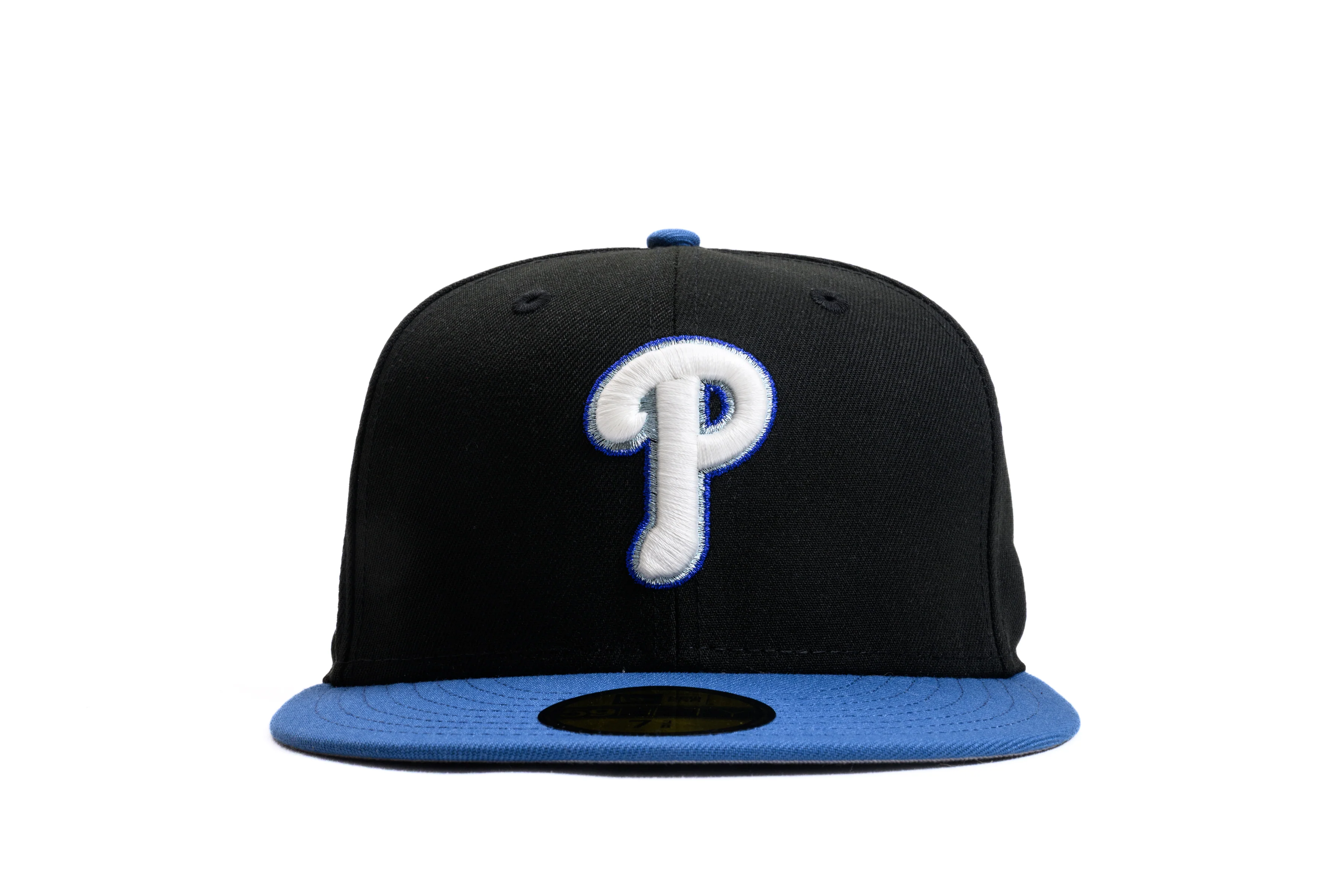 NEW ERA "PHANTOM" PHILADELPHIA PHILLIES FITTED HAT (BLACK/INDIGO BLUE) - Image 8