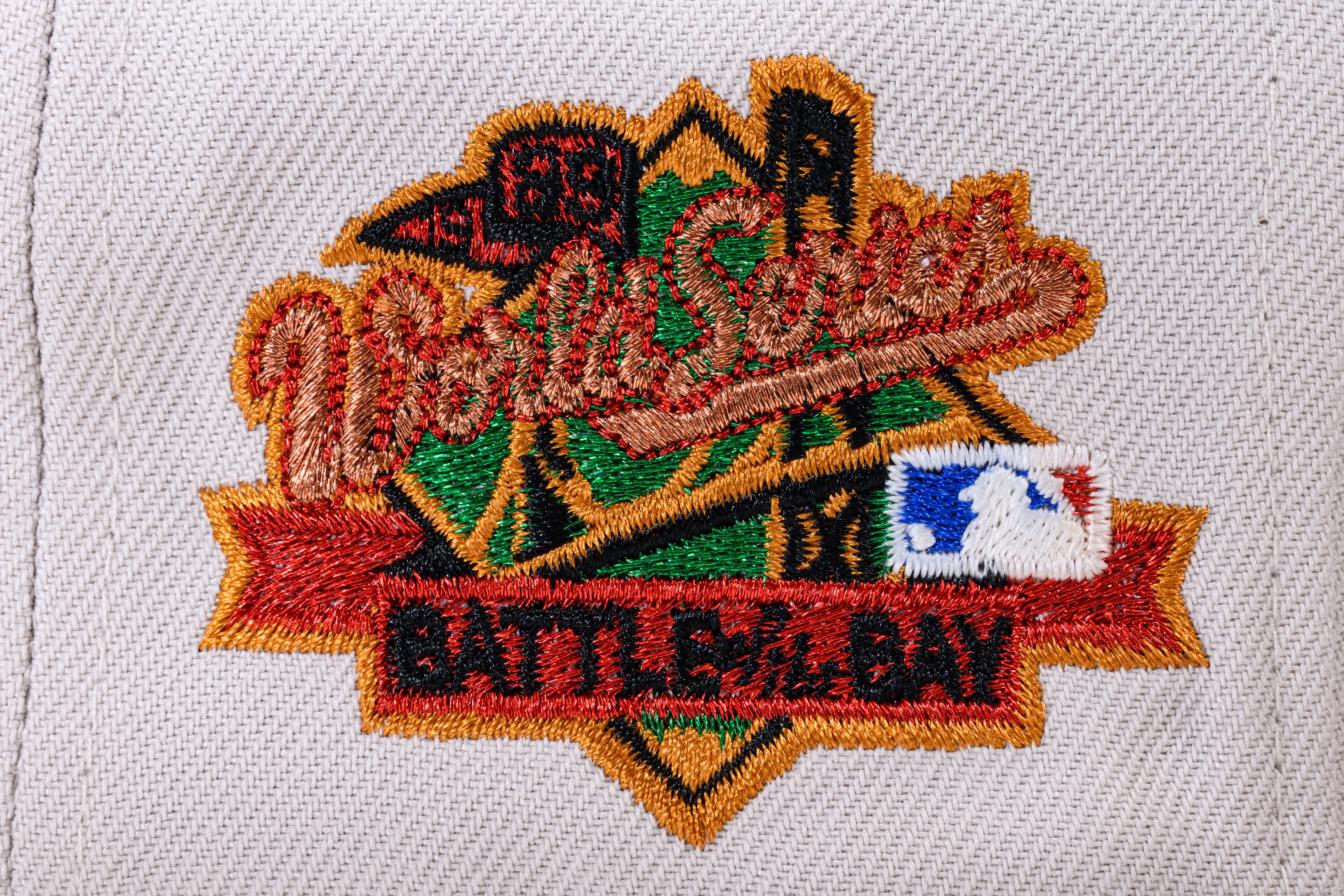 NEW ERA "PIE QUEEN" OAKLAND A'S FITTED HAT (STONE/BRICK RED) - Image 4