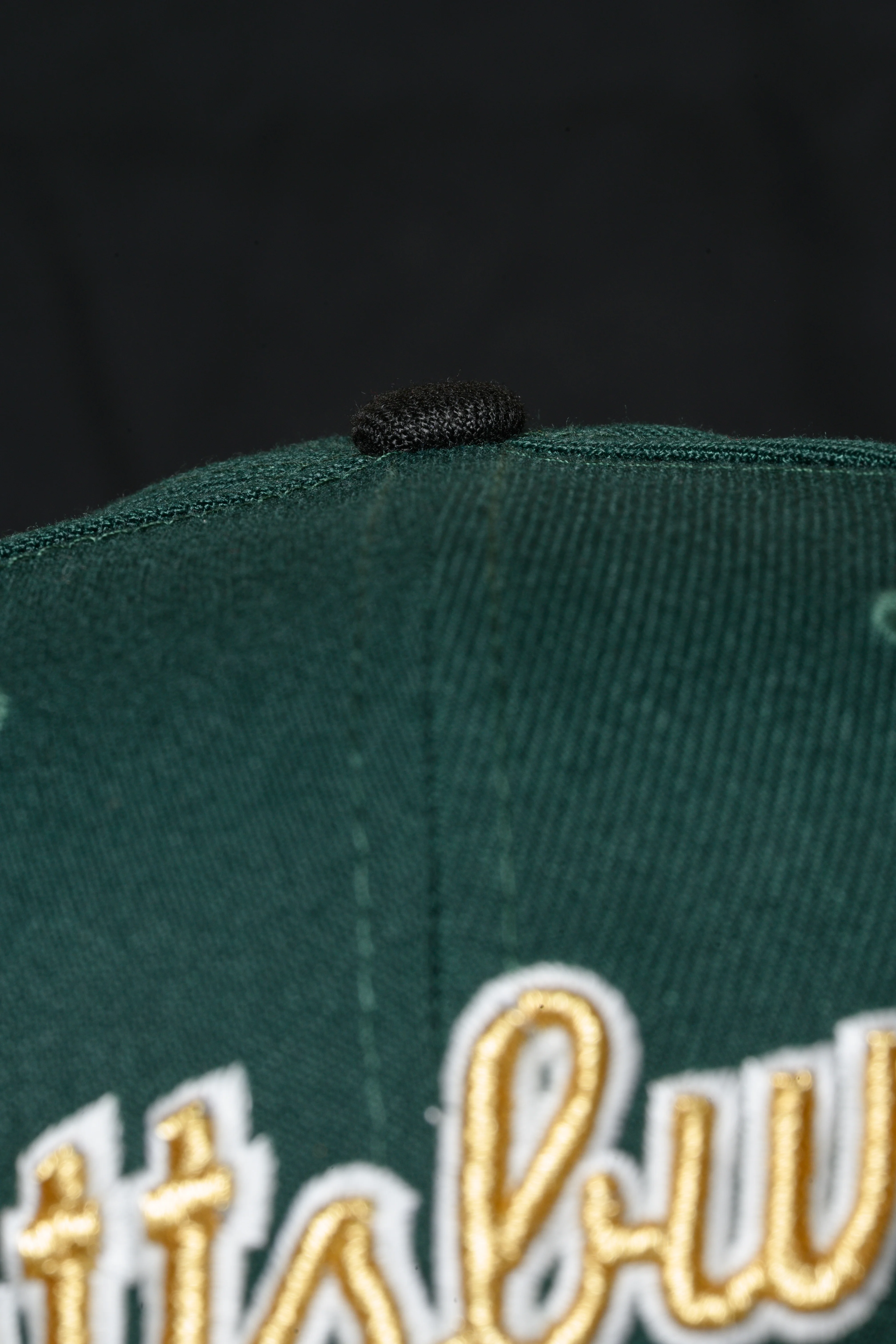 NEW ERA "PITTSBURG CA" PITTSBURG PIRATES FITTED HAT (DARK GREEN/BLACK) - Image 4