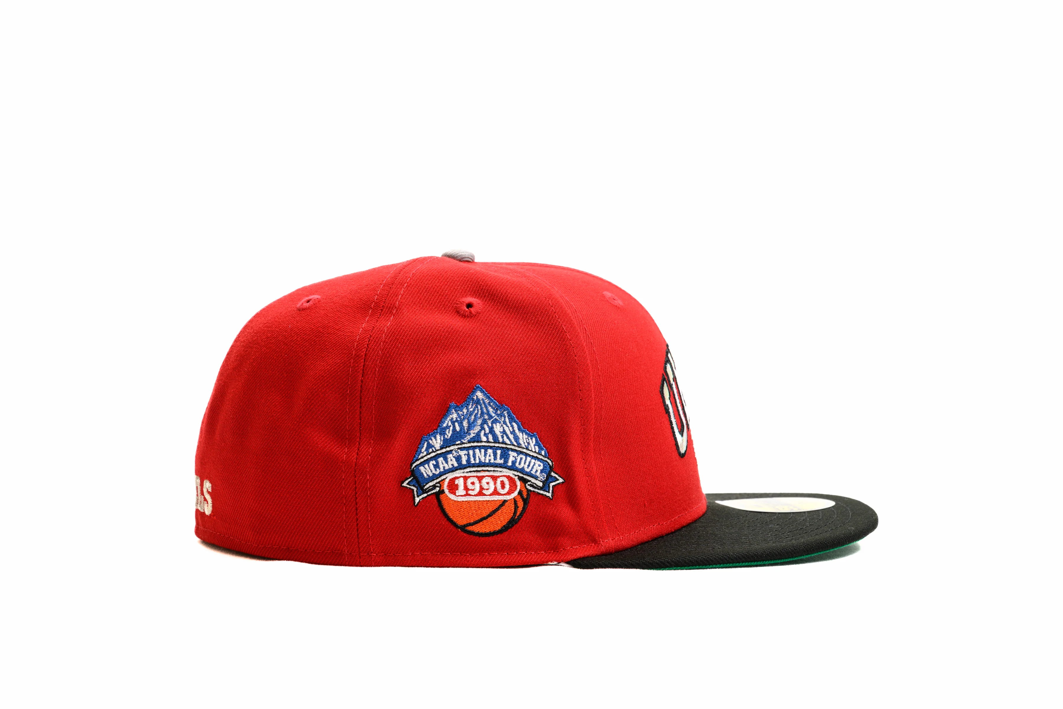 NEW ERA "PLASTIC MAN" UNLV RUNNIN REBELS FITTED HAT (RED/BLACK/GREY) - Image 5