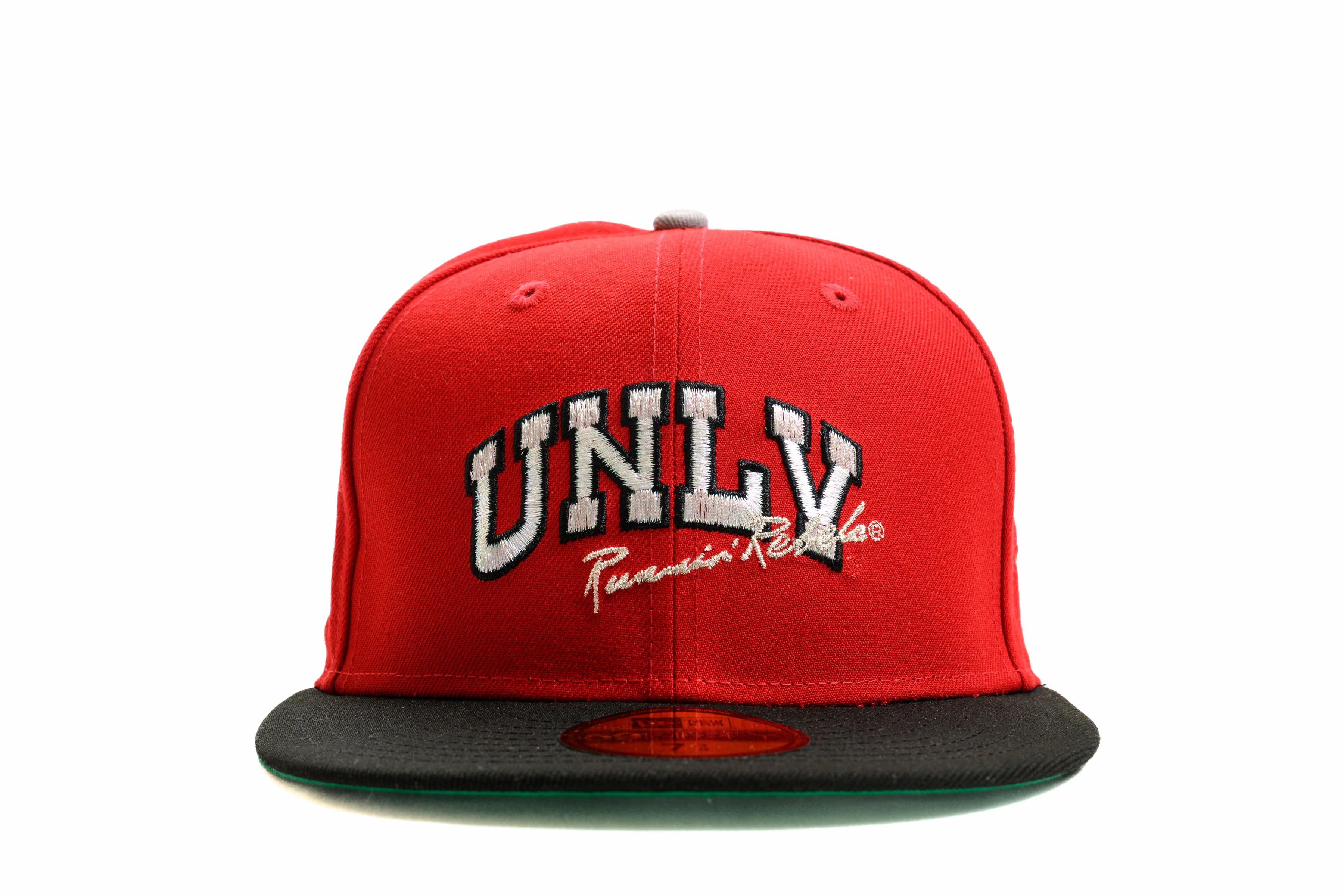 NEW ERA "PLASTIC MAN" UNLV RUNNIN REBELS FITTED HAT (RED/BLACK/GREY) - Image 8