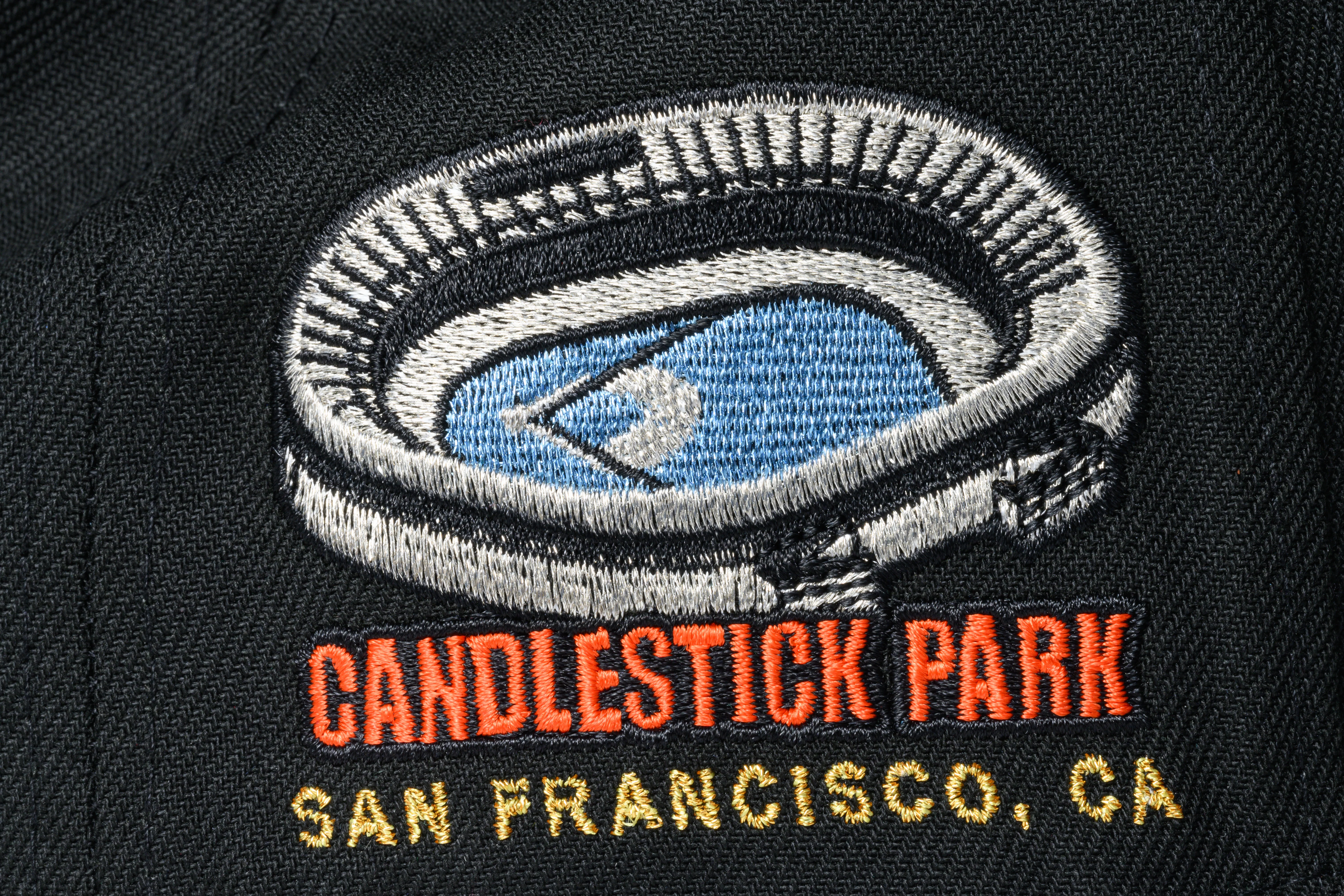 NEW ERA "PRIMETIME" SAN FRANCISCO GIANTS FITTED HAT (BLACK/GREY/ORANGE) - Image 3