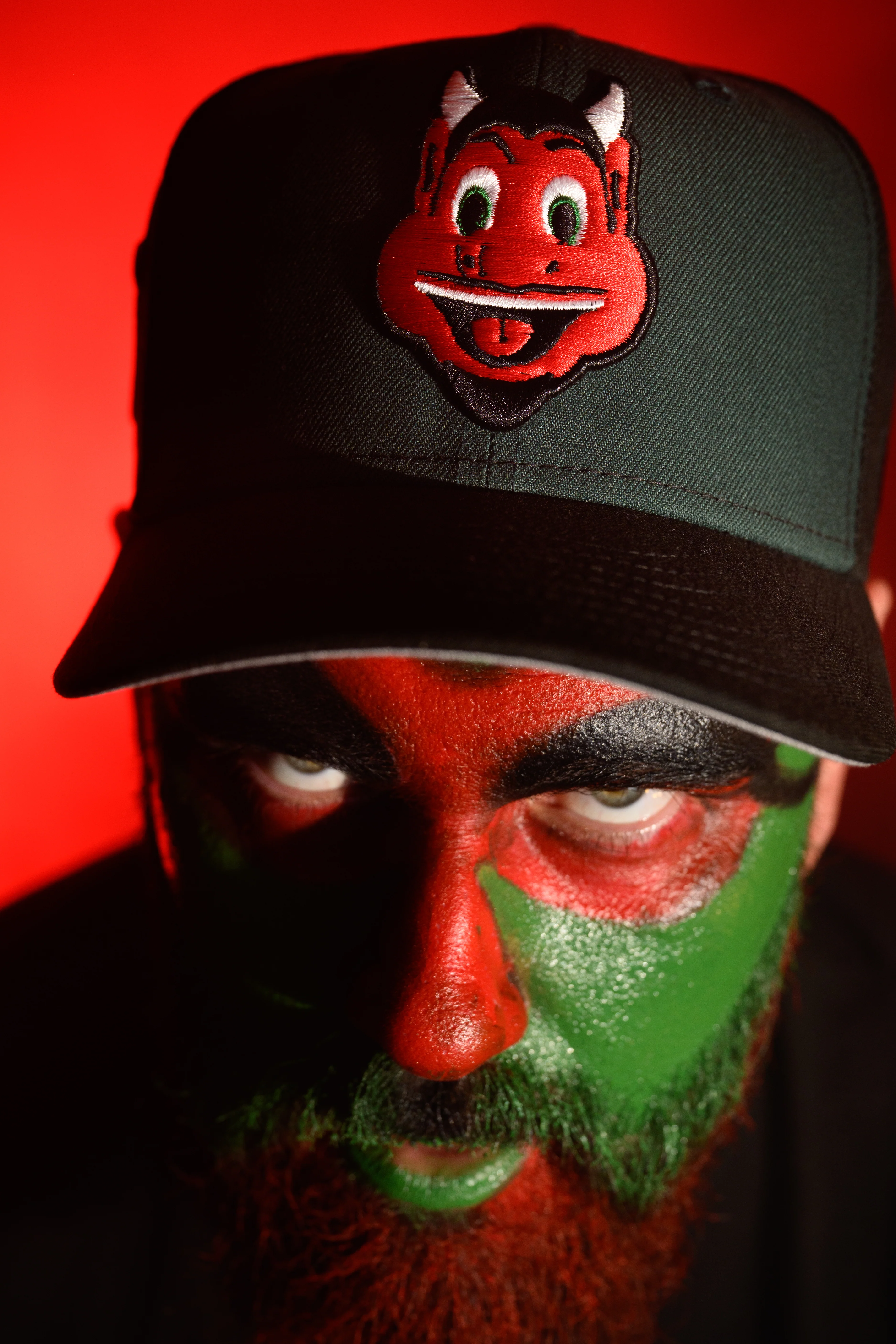 NEW ERA "PUDDY" NEW JERSEY DEVILS FITTED HAT (BLACK/DARK GREEN/SCARLET) - Image 14
