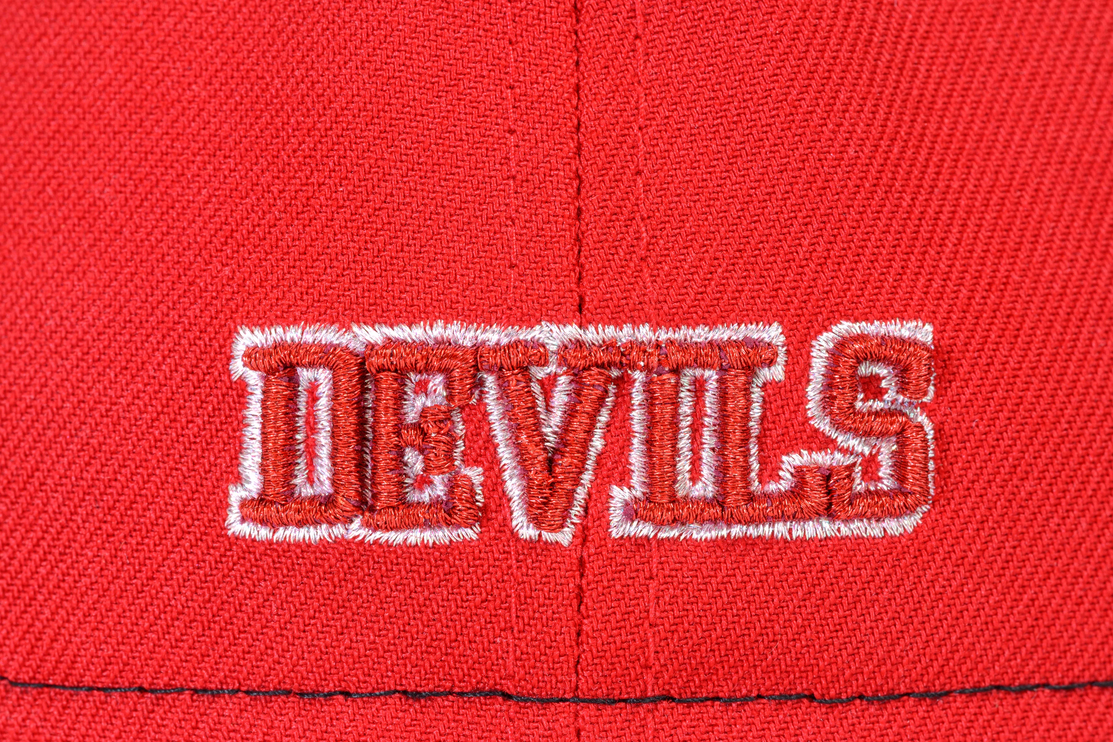 NEW ERA "PUDDY" NEW JERSEY DEVILS FITTED HAT (BLACK/DARK GREEN/SCARLET) - Image 3