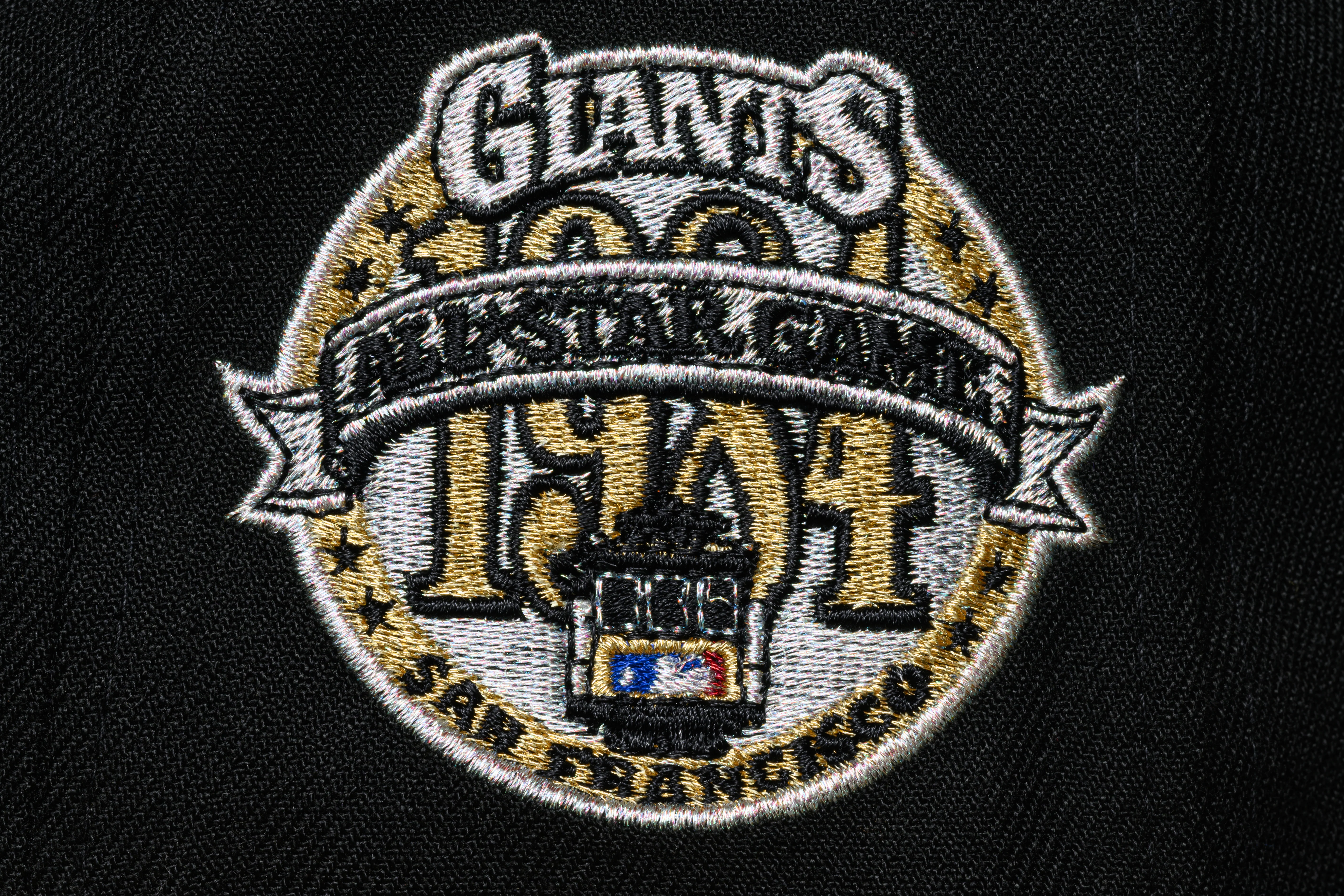 NEW ERA "RAPPER JEWELRY" SF GIANTS FITTED HAT (BLACK/METALLIC IRIS/GOLD) - Image 5